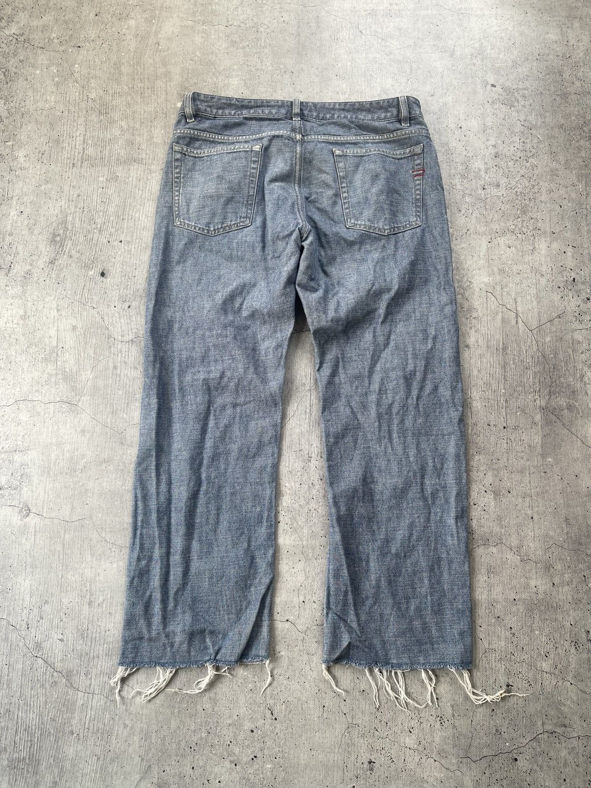 Diesel Vintage Y2K Distressed Avant Garde Diesel Jeans Pants Size US 34 / EU 50 - 1 Thumbnail