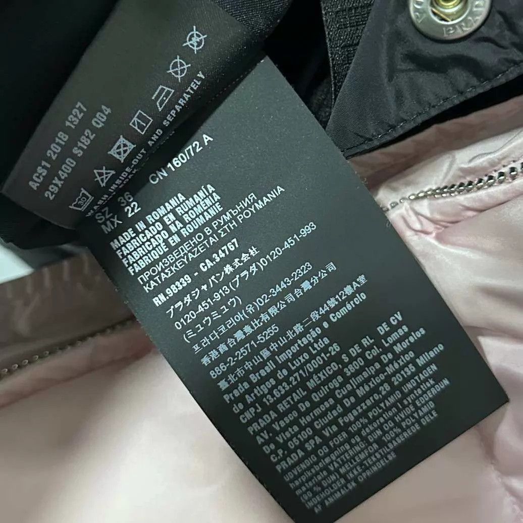Prada PRADA Women's 95 New Faded Ski Down Jacket Size 36 Size XS / US 0-2 / IT 36-38 - 4 Thumbnail