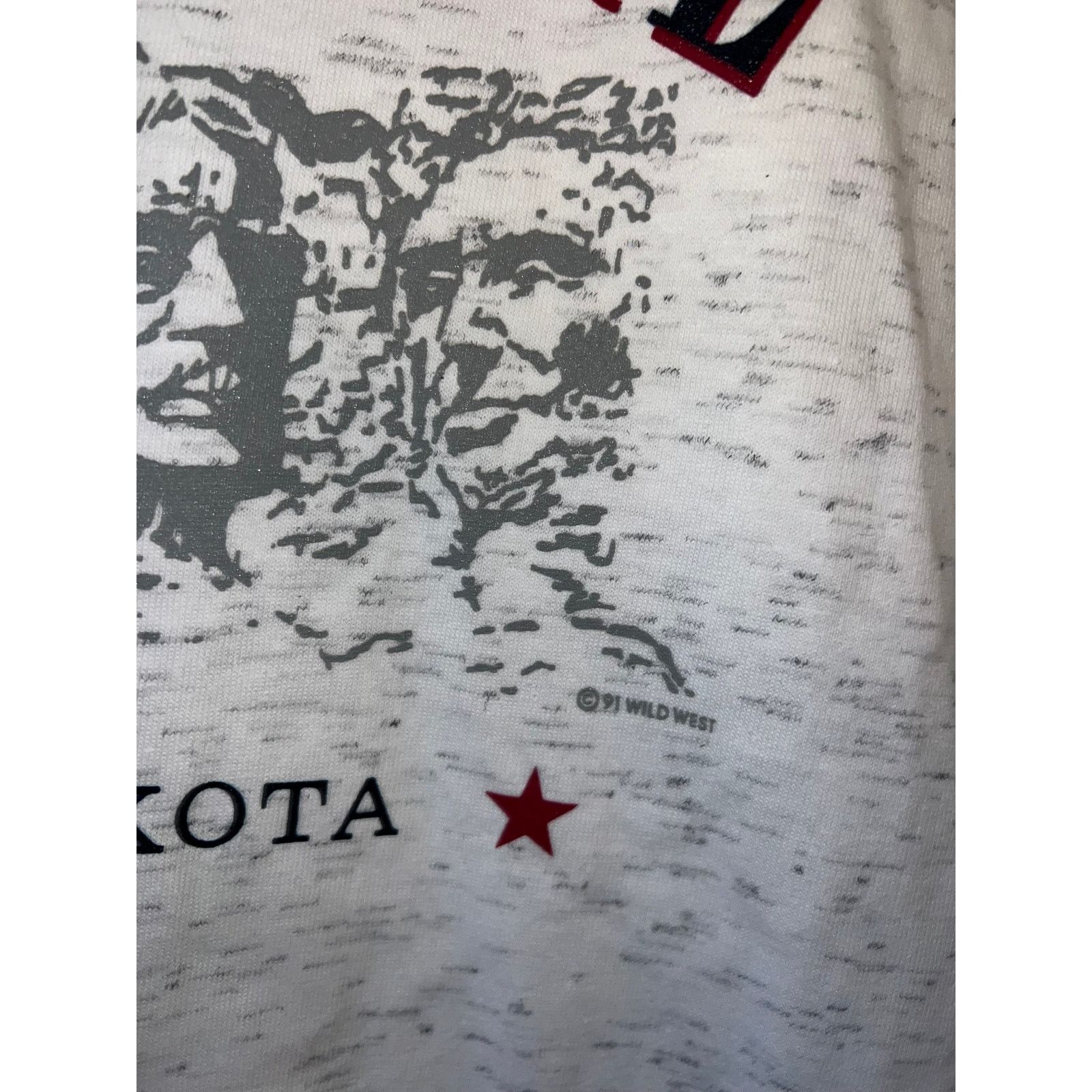 Vintage Vintage Mount Rushmore Shirt White Speckled White L Tee Size US L / EU 52-54 / 3 - 5 Thumbnail