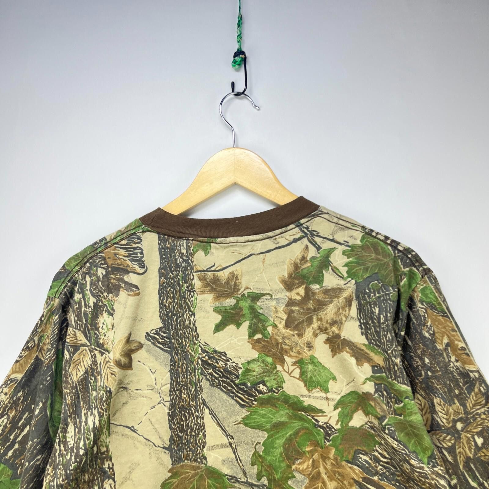 Vintage Vintage 90s Real Tree Camo Single Stitch USA T-Shirt XL Size US XL / EU 56 / 4 - 10 Thumbnail