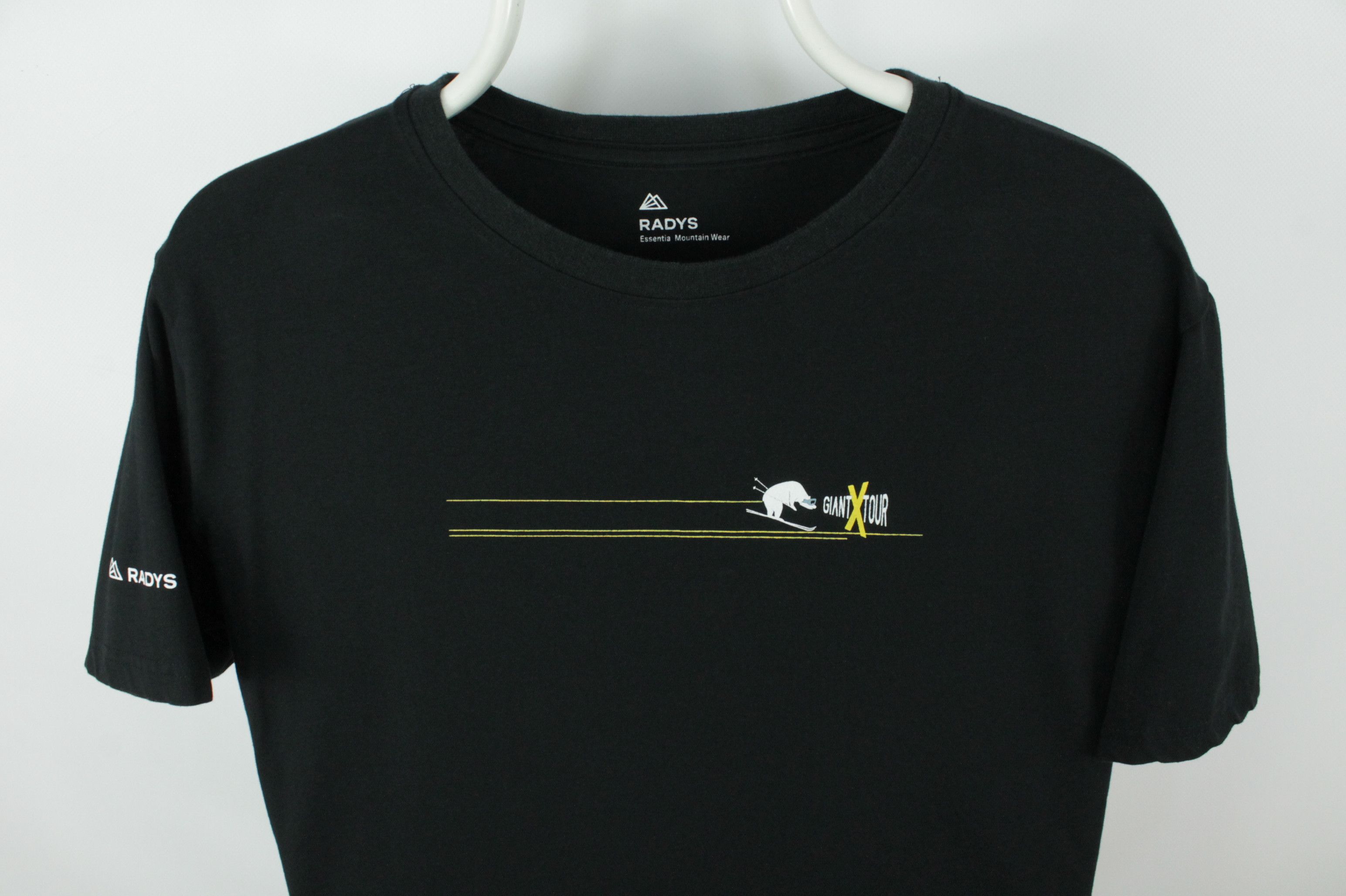 Other Radys Giant X Tour Slim Fit Black Stretch T-Shirt Size US XL / EU 56 / 4 - 2 Thumbnail