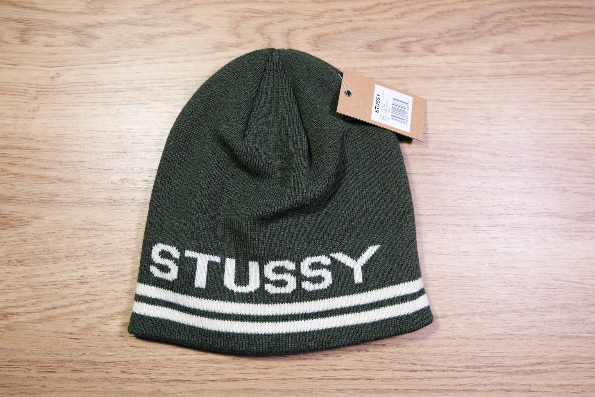 Stussy JAQUARD STRIPE SKULLCAP BEANIE | Grailed