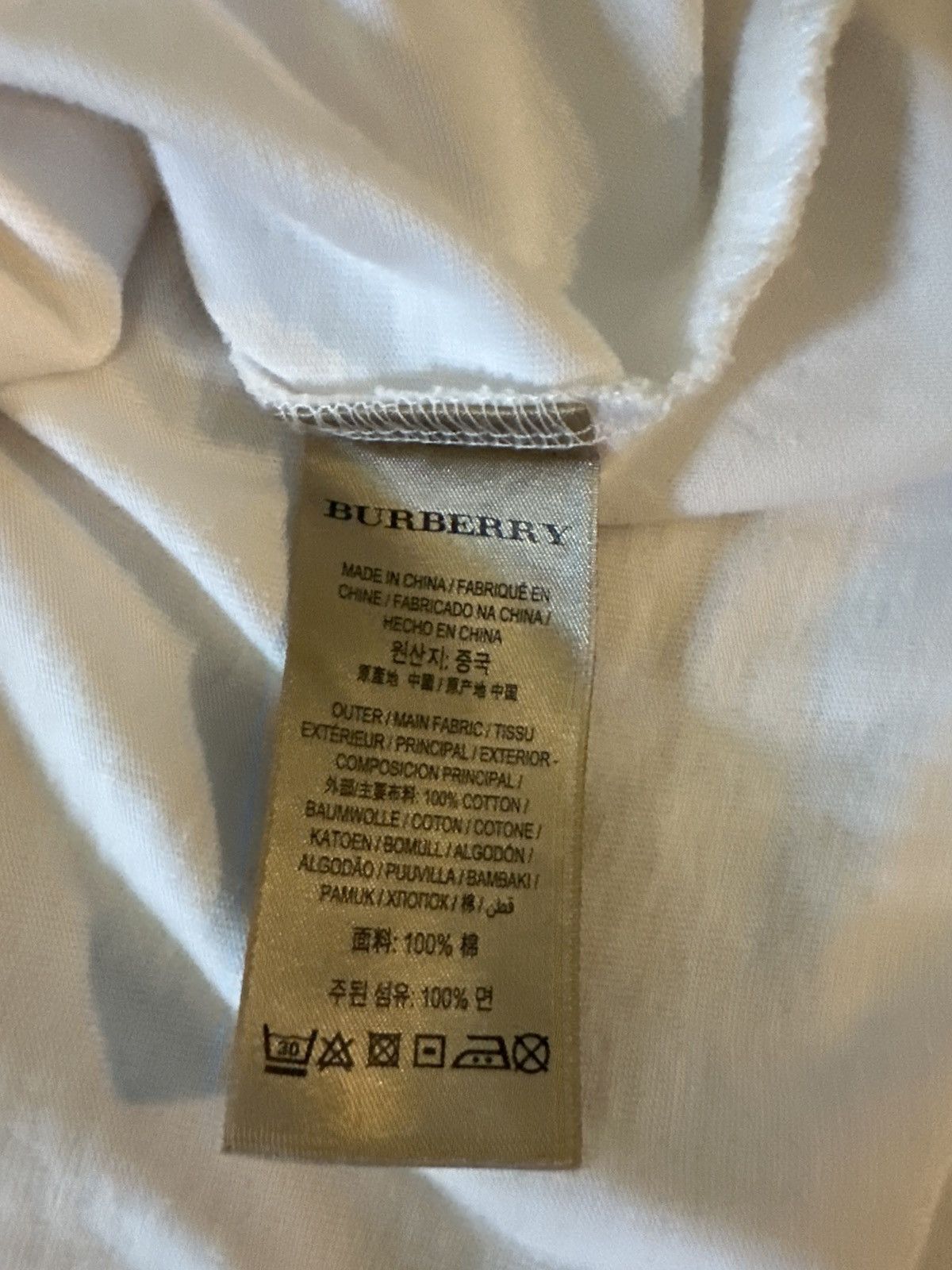 Burberry Burberry Roeford Oversized Tee Size US M / EU 48-50 / 2 - 6 Thumbnail