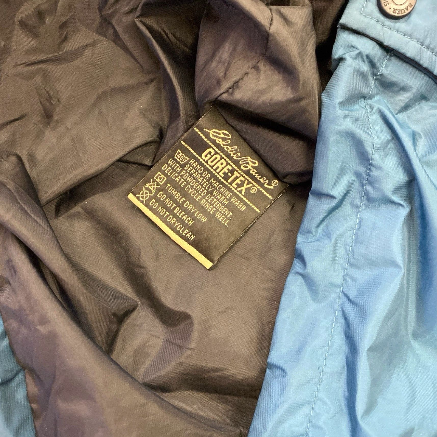 Eddie Bauer VINTAGE Eddie Bauer Gore Tex Jacket Womens M Teal Hood Adjustable Zip Rain Windbreaker Green 90s Womens Size M / US 6-8 / IT 42-44 - 5 Thumbnail