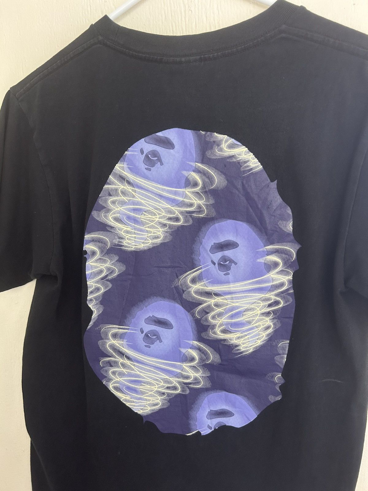 Bape Bape Storm Big Ape Head Black/Purple T-shirt Size US S / EU 44-46 / 1 - 5 Thumbnail
