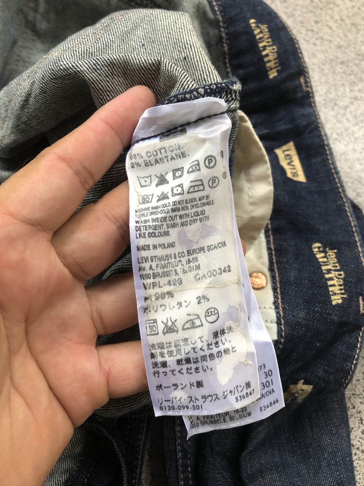 Jean Paul Gaultier ❌DELETE SOON❌Jean Paul Gaultier x Lev’is Denim Jeans Size US 30 / EU 46 - 20 Thumbnail