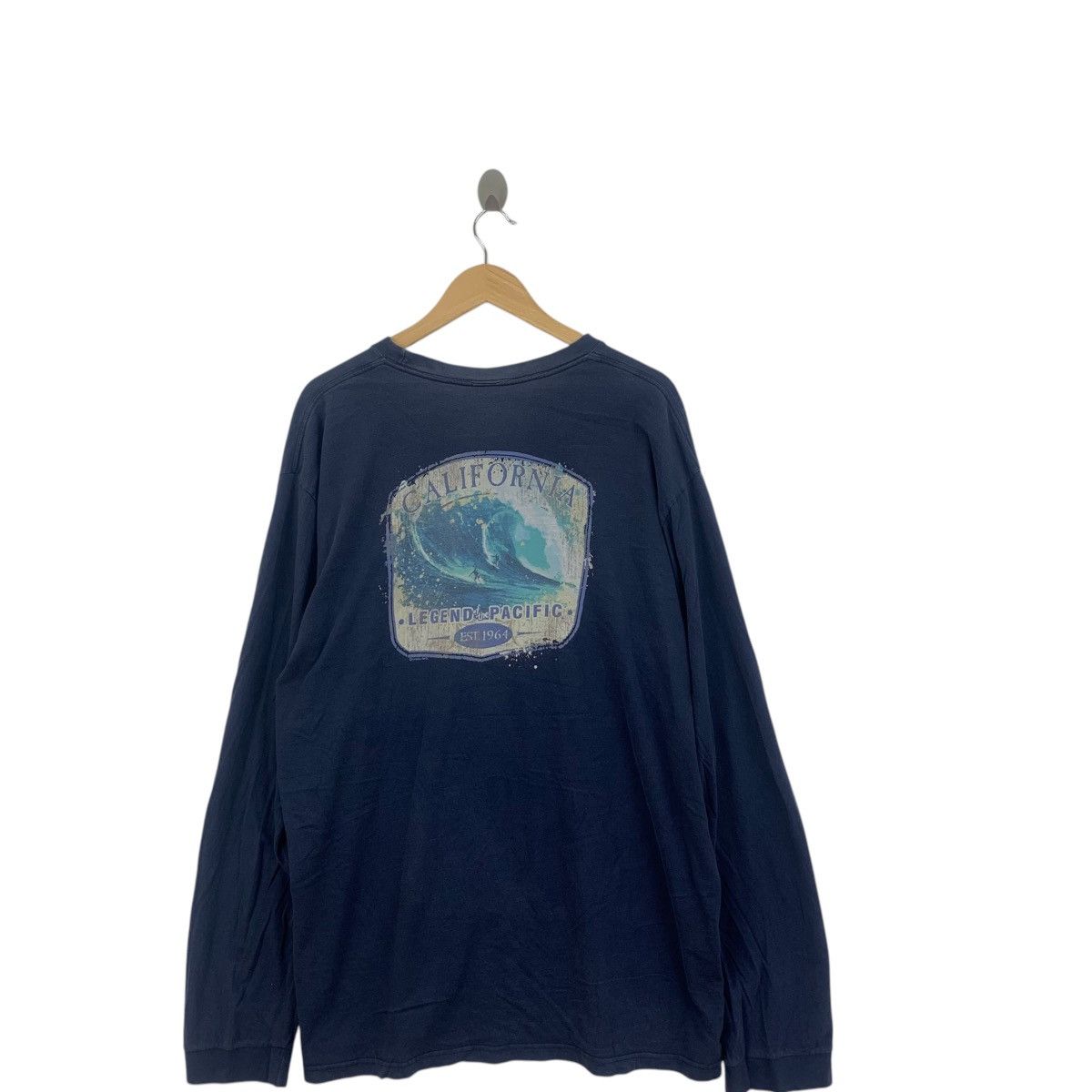 Vintage Vintage CALIFORNIA LEGEND PACIFIC Surf Crazy Tee Shirt Top Size US XXL / EU 58 / 5 - 5 Thumbnail