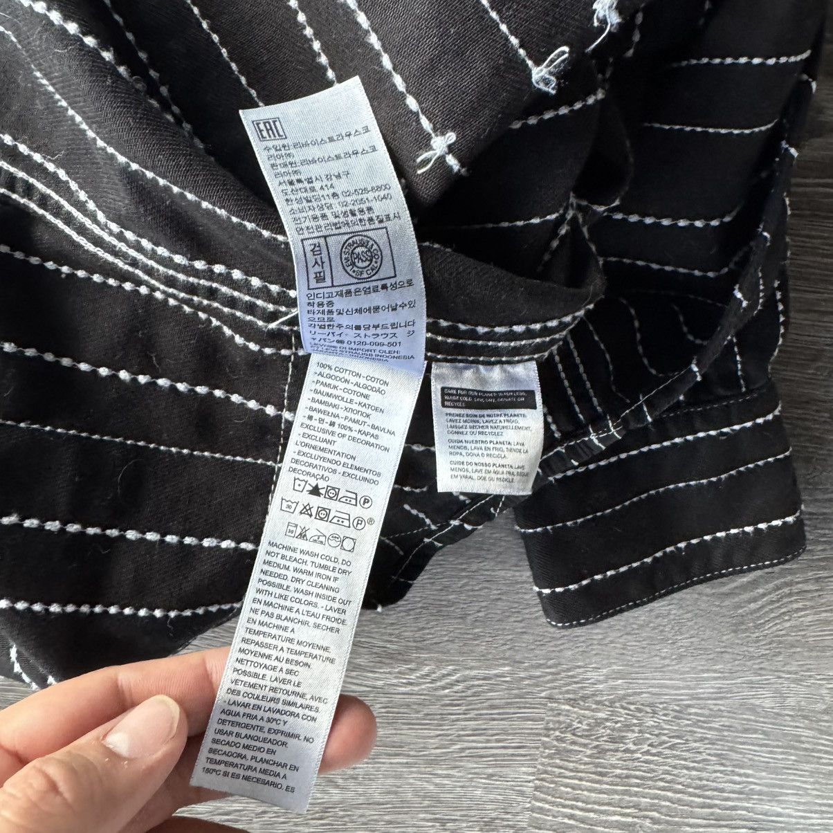 DENIM TEARS × Levi's Denim Tears Peace Patchwork Western Button Up Shirt XL Size US XL / EU 56 / 4 - 4 Thumbnail