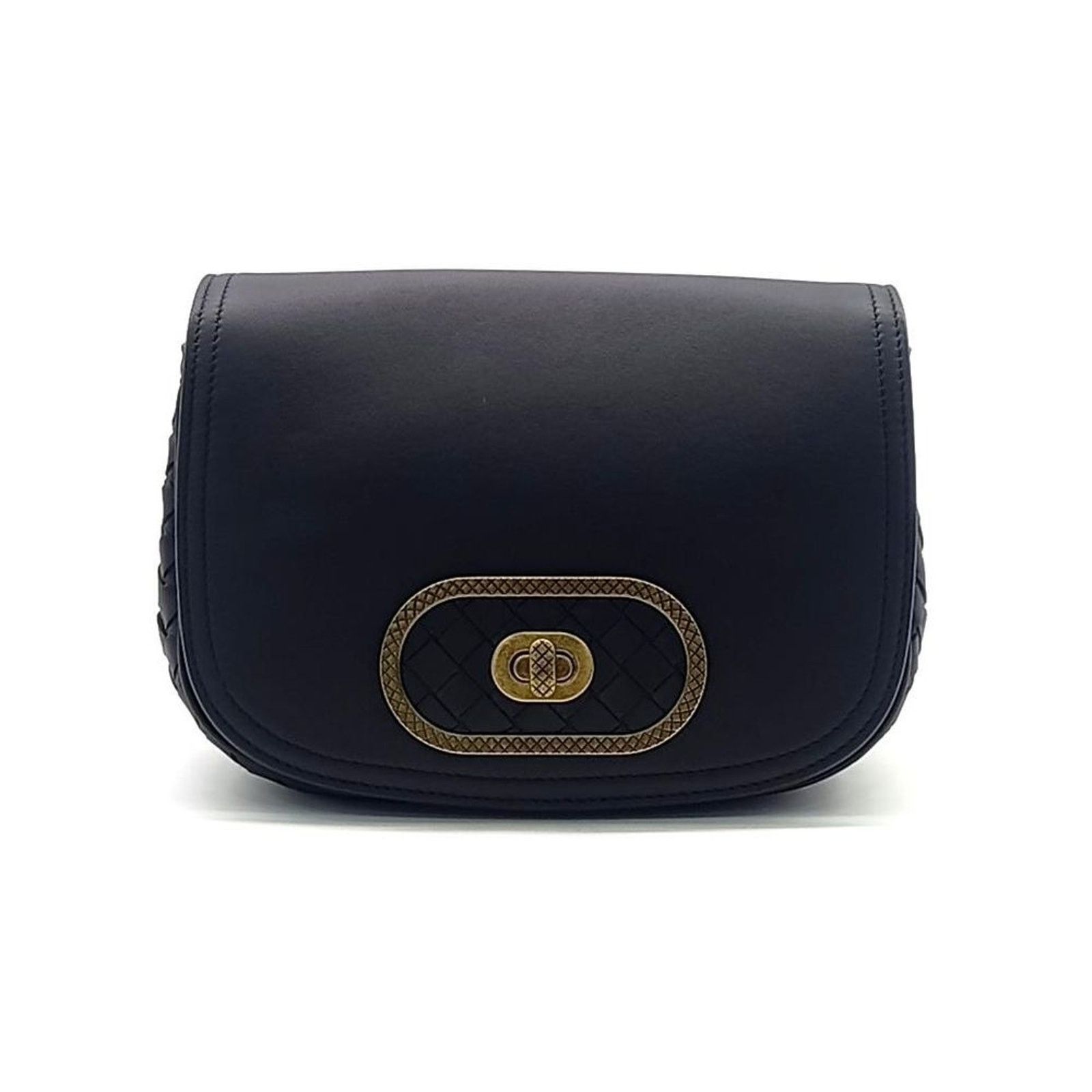 Bottega Veneta Luna Crossbody Bag (3187212) in Black, Women's
