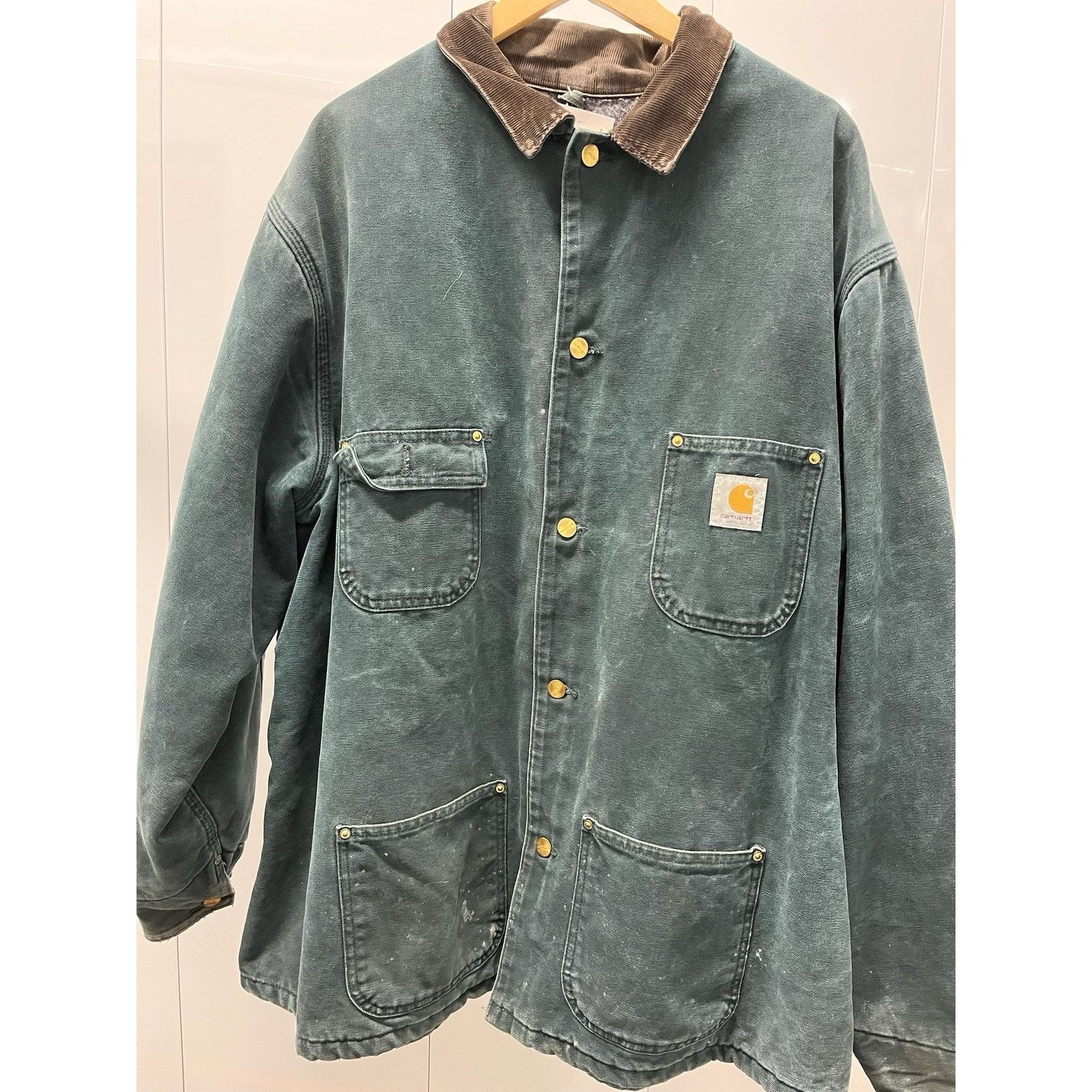 Carhartt VTG Carhartt Barn Jacket XXL Tall Hunter Green CB2043 USA Size US XXL / EU 58 / 5 - 2 Thumbnail