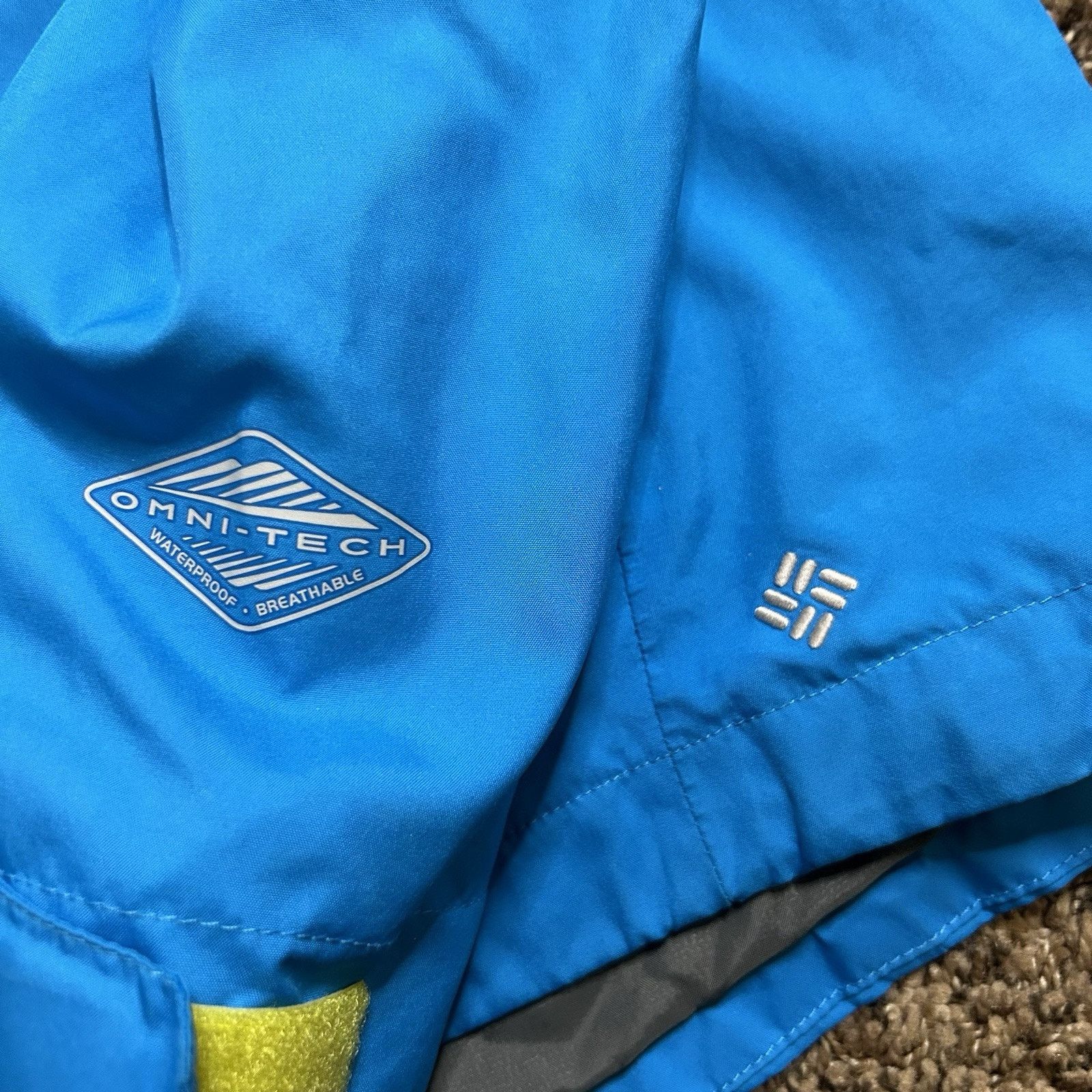 Columbia Columbia Interchange Jacket Teal/Neon Green Medium Omnitech Size US M / EU 48-50 / 2 - 3 Thumbnail