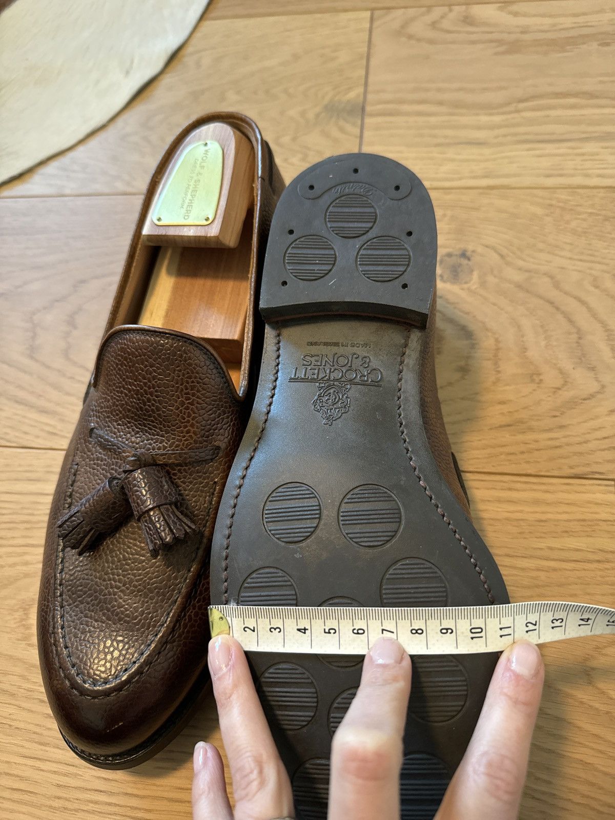 Crockett & Jones Leather Tassel Loafer Size US 10 / EU 43 - 9 Thumbnail
