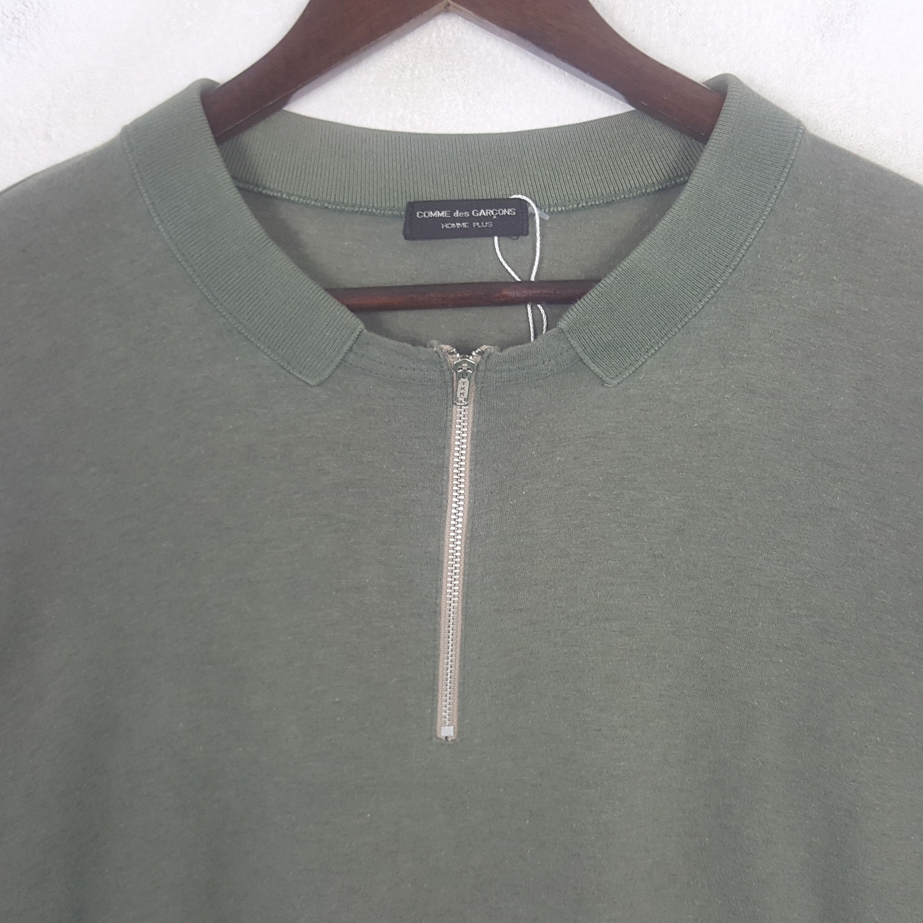 Comme des Garcons Vintage Comme Des Garcons Half Zipper Tshirt Size US L / EU 52-54 / 3 - 2 Thumbnail