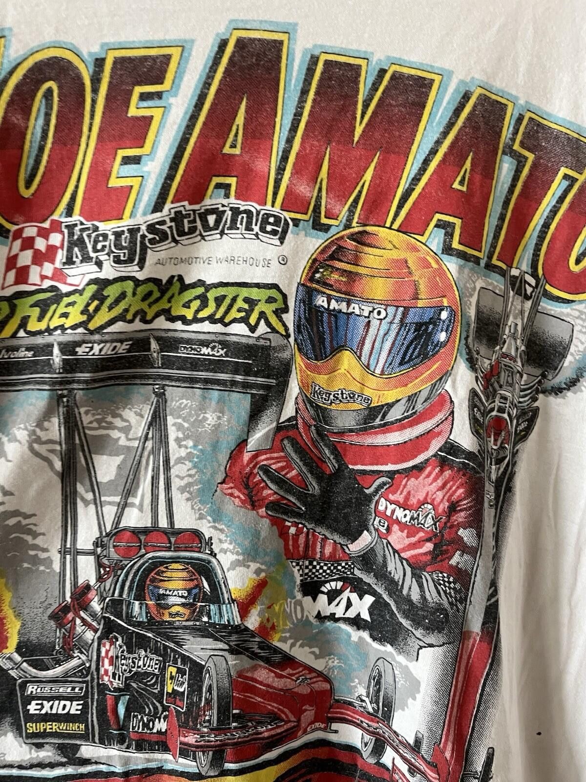 Fruit Of The Loom VTG Joe Amato NHRA Top Fuel Dragster Tee XXL USA⁠ Size ONE SIZE - 3 Thumbnail