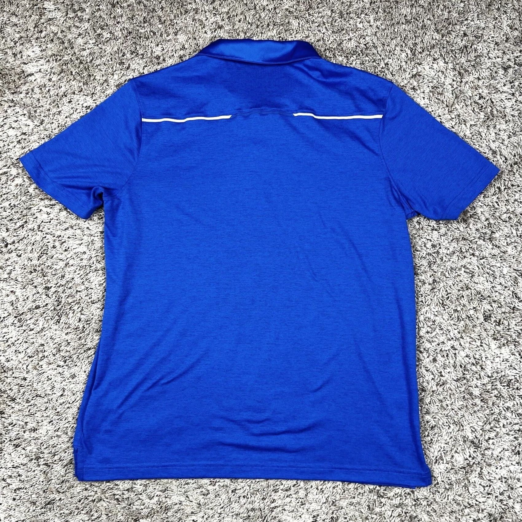 Nike Nike Golf Polo Mens L White Embroidered Swoosh Dri-Fit Activewear Polo Shirt Size US L / EU 52-54 / 3 - 3 Thumbnail