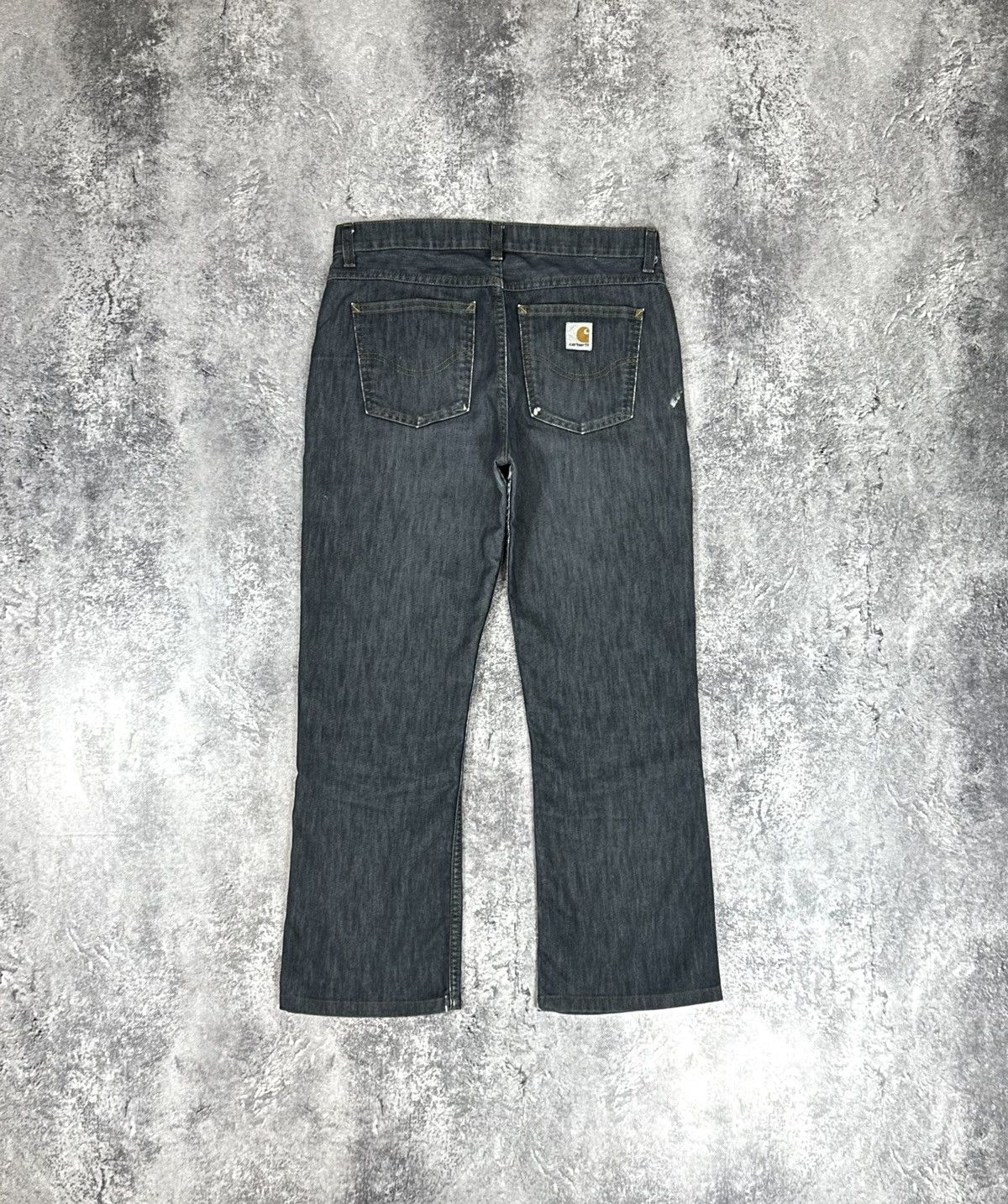 Carhartt Vintage Carhartt Distressed Denim USA Hype Flared Jeans Size 30" / US 8 / IT 44 - 1 Thumbnail