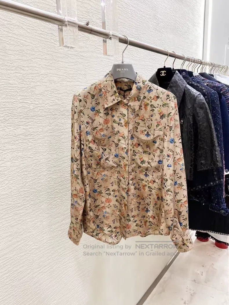 Loro Piana Loro Piana Silk Shirt Size XS / US 0-2 / IT 36-38 - 1 Thumbnail
