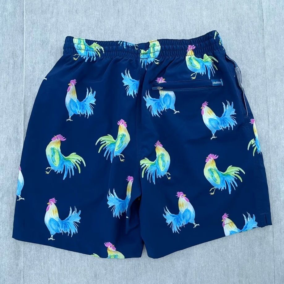 Chubbies Chubbies Shorts Adult Small Blue Roaster Swim Trunks Board Lined Pockets Mens S Size US 29 - 2 Thumbnail