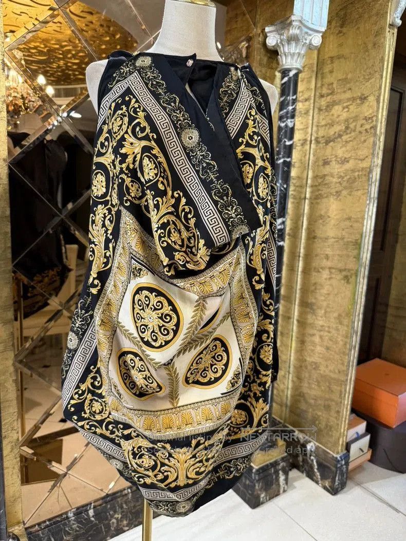 Versace Versace Silk Halter Neck Dress . Size M / US 6-8 / IT 42-44 - 1 Thumbnail