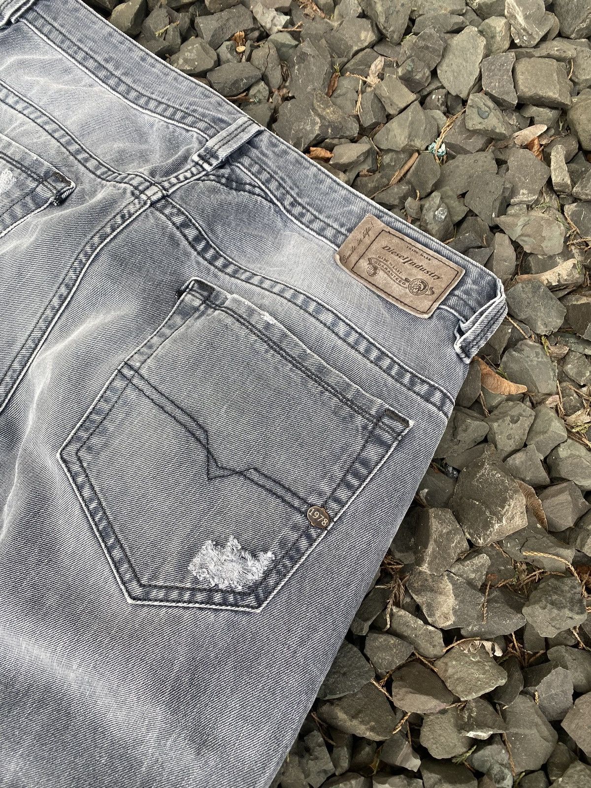 Diesel × Vintage Vintage Diesel pants washed black Size US 32 / EU 48 - 3 Thumbnail