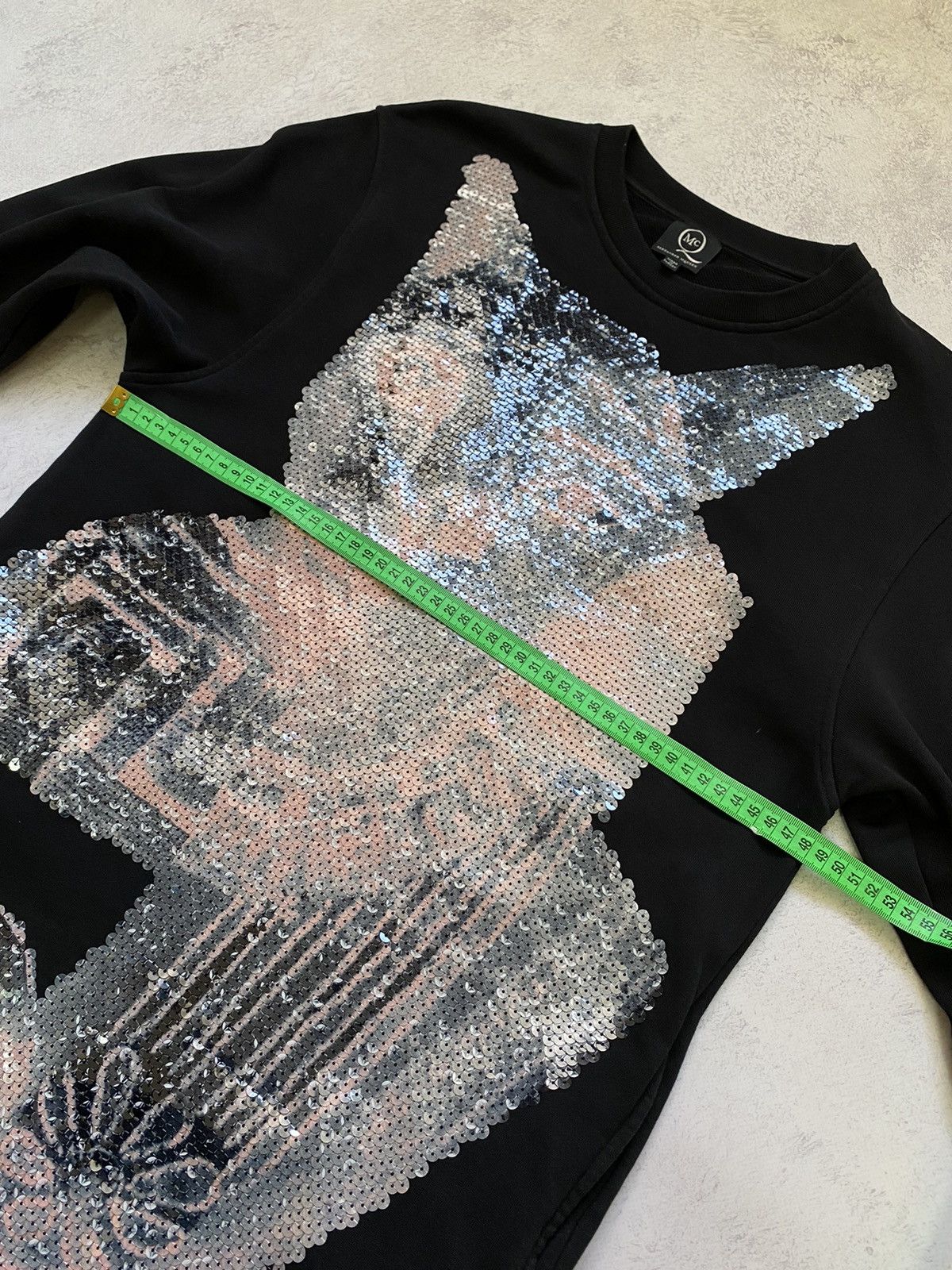 Alexander McQueen Alexander Mcqueen Sequin Sweatshirt Dress Size S Size S / US 4 / IT 40 - 14 Thumbnail
