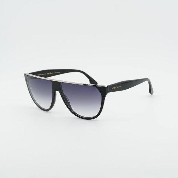 Victoria Beckham VB682S 001 Sunglasses Black Aviator Frame display picture 3