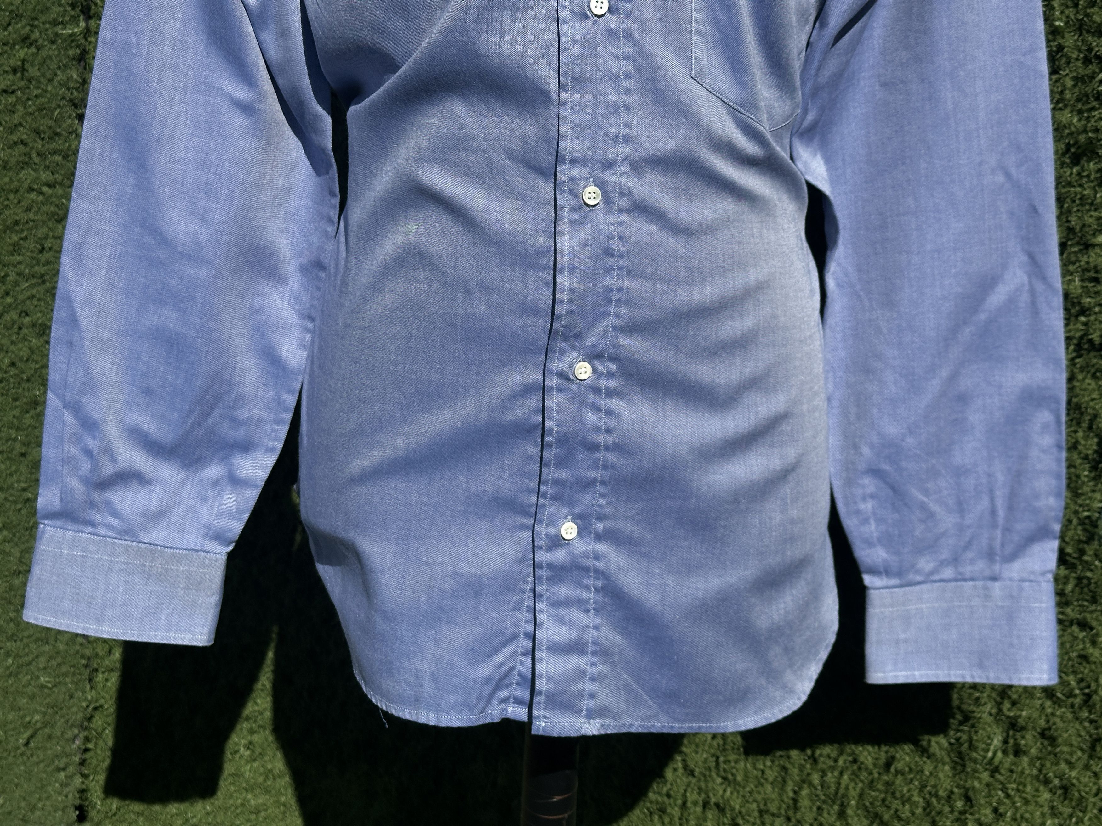 Brioni Brioni Sport Reflective Cotton Oxford Shirt Luxury 16 41 L Size US L / EU 52-54 / 3 - 7 Thumbnail