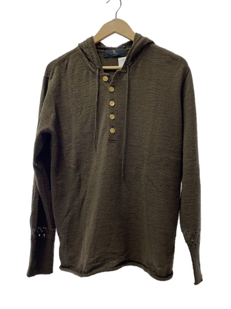 Yohji Yamamoto yohji yamamoto POUR HOMME Y's Acrylic/KHK Hoodie Size US L / EU 52-54 / 3 - 1 Thumbnail