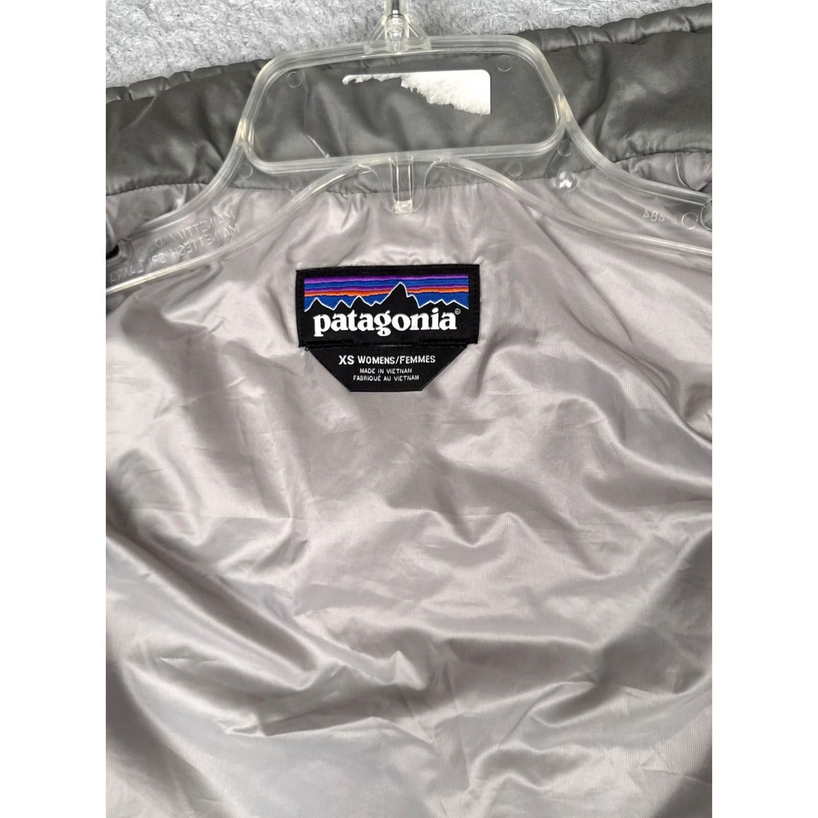 Patagonia Patagonia Nano Puff Vest Womens XS Gray Primaloft Insulated Full Zip Puffer Pocket Logo Patch Quilted Size XS / US 0-2 / IT 36-38 - 3 Thumbnail