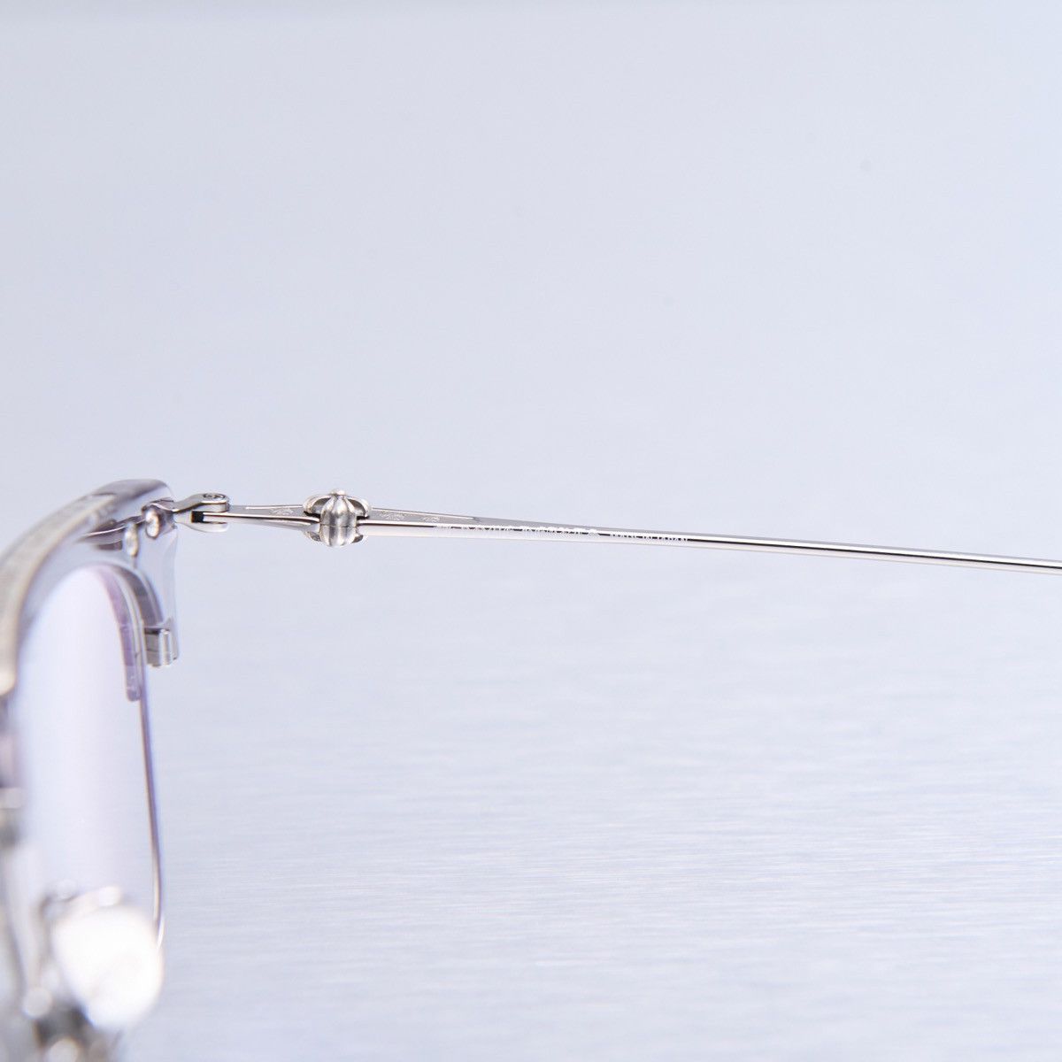 Chrome Hearts CHROME HEARTS SLUNTRADICTION (54) FLINT/GUNMETAL GLASSES Size ONE SIZE - 4 Thumbnail
