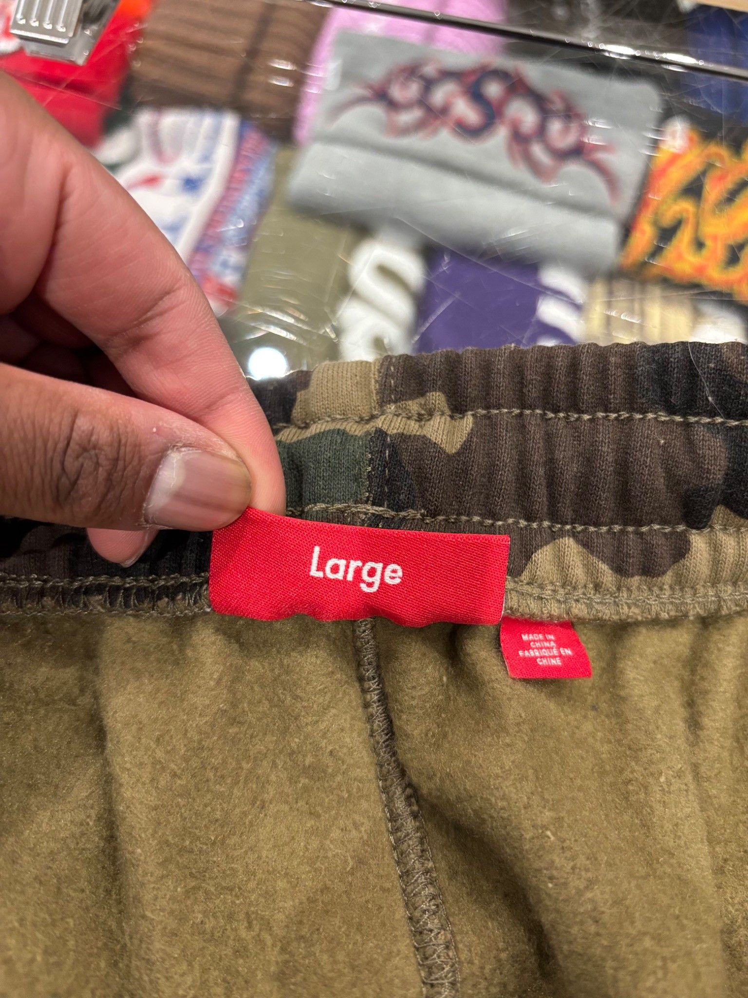Supreme Supreme Satin Applique Sweatpant (SS26) Woodland Camo Size US 34 / EU 50 - 4 Thumbnail