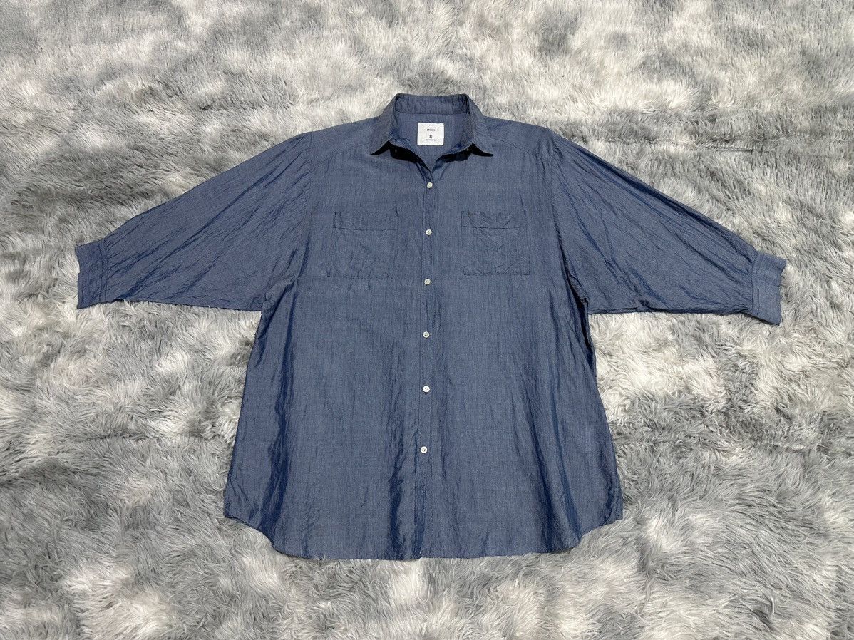 Yohji Yamamoto 🔥1992 Vintage Ined By Yohji Yamamoto Shirt Loose Fit Size US XL / EU 56 / 4 - 1 Thumbnail