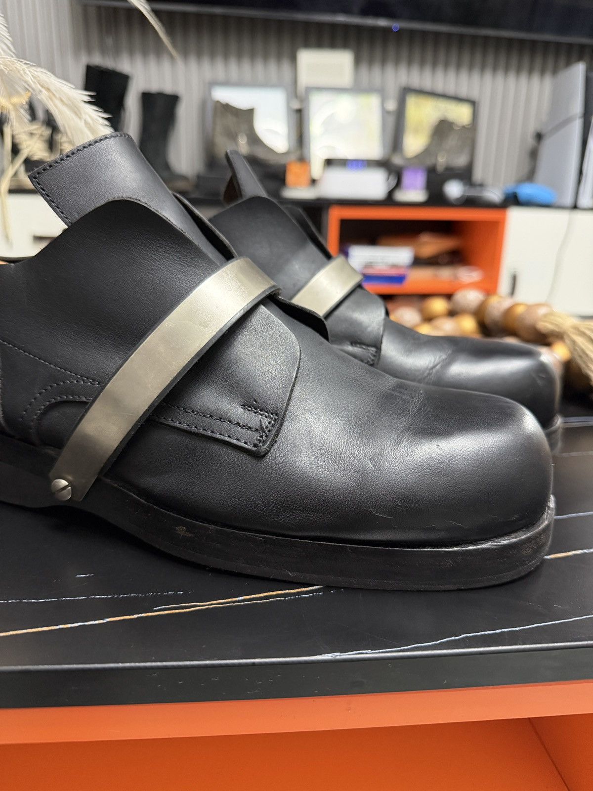 Dirk Bikkembergs F/w 1997 metal strap derbies Size US 13 / EU 46 - 4 Thumbnail