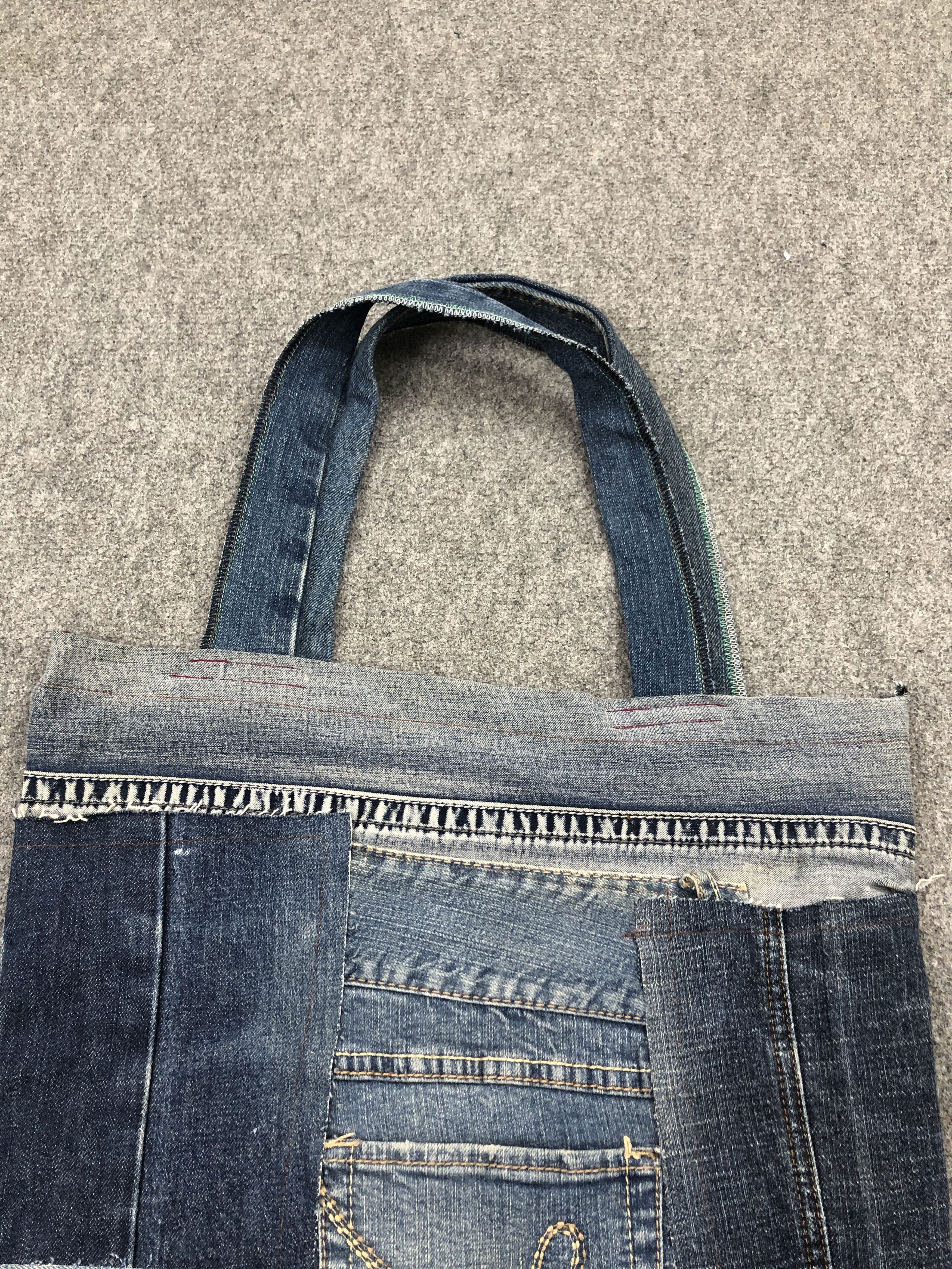 If Six Was Nine Vintage Unbranded Custom Jeans TotebaG BG0151 Size ONE SIZE - 2 Thumbnail