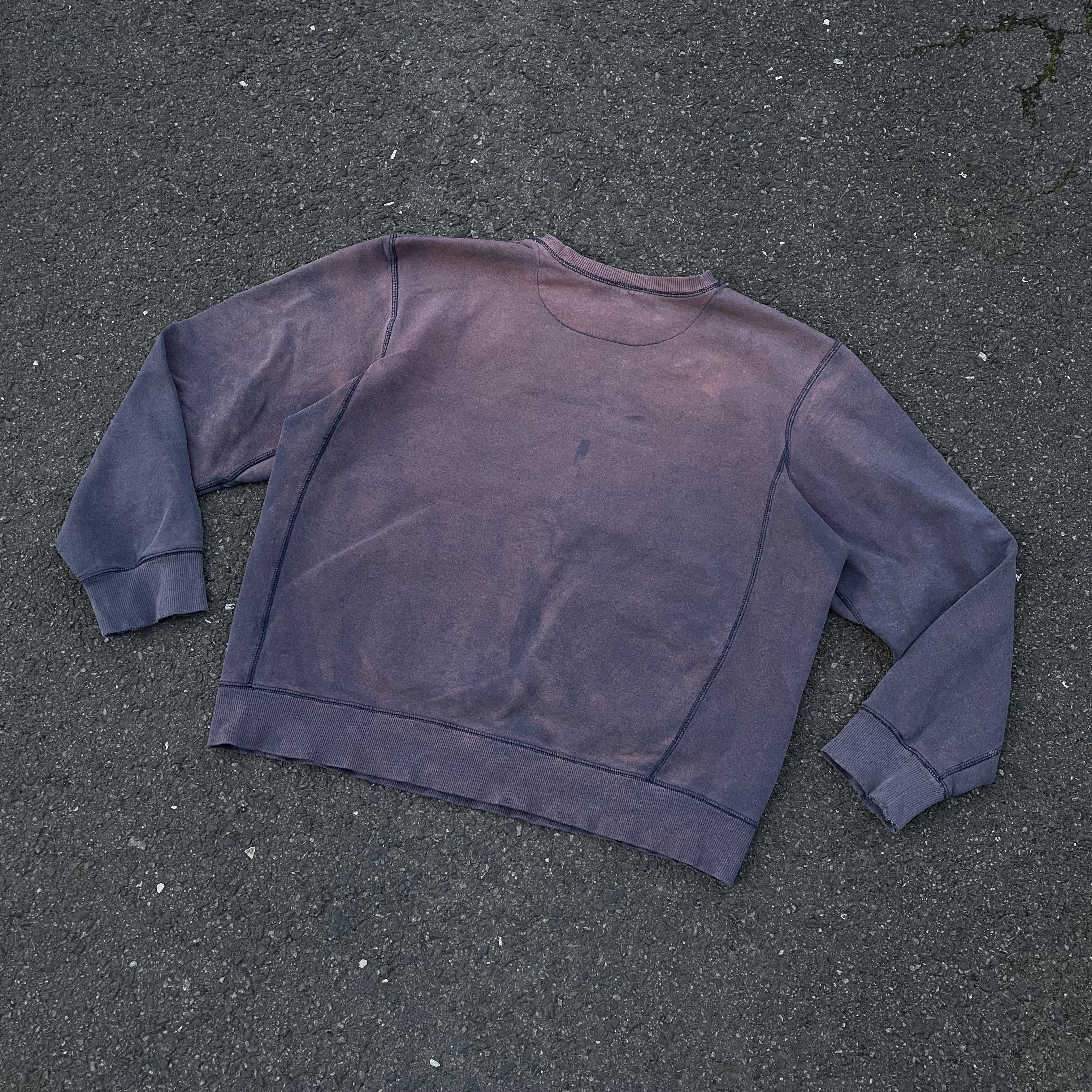 Nike Vintage Custom Nike Cross Graphic Sweatshirt Grunge faded Size US L / EU 52-54 / 3 - 8 Thumbnail