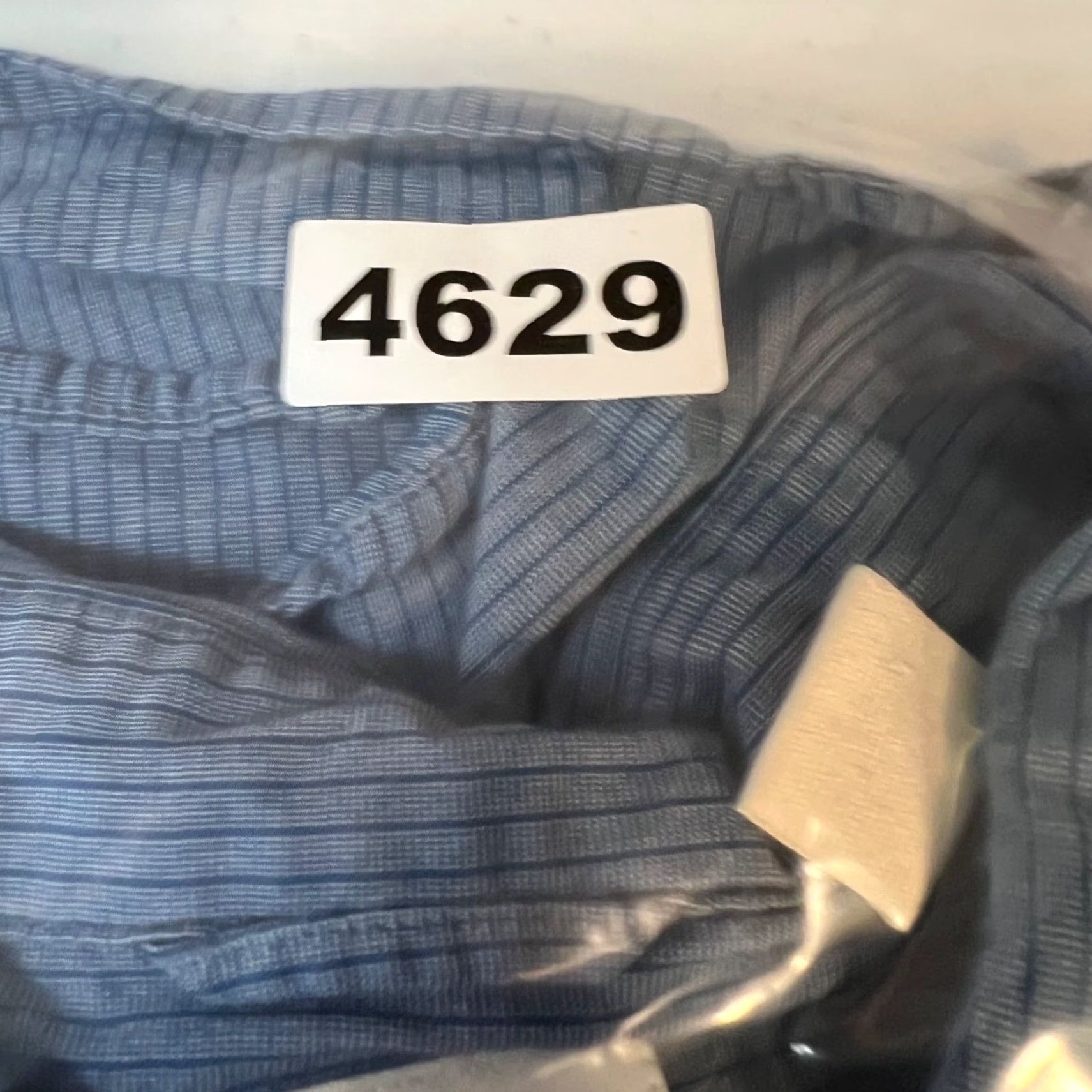 Levi's Levis Mens XXL Blue Striped Long Sleeve Button-Down Shirt 100% Cotton Size US XXL / EU 58 / 5 - 8 Thumbnail
