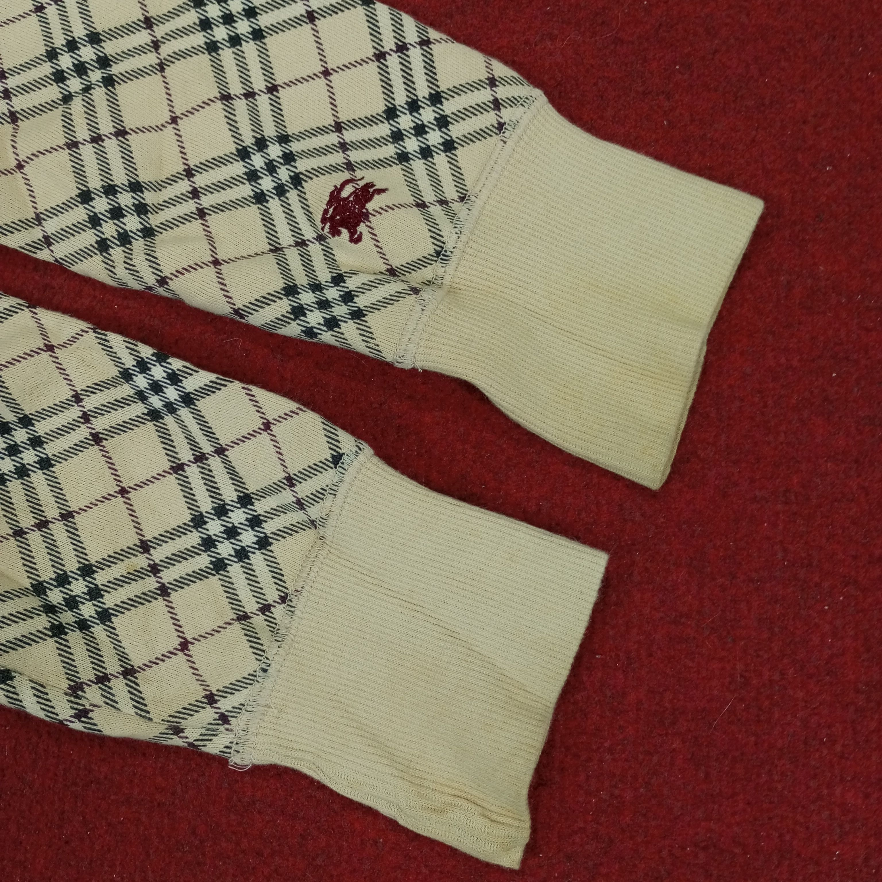 Burberry × Vintage Burberry London Blue Label Fashion Style Sweater Nova Check Size XS / US 0-2 / IT 36-38 - 7 Thumbnail