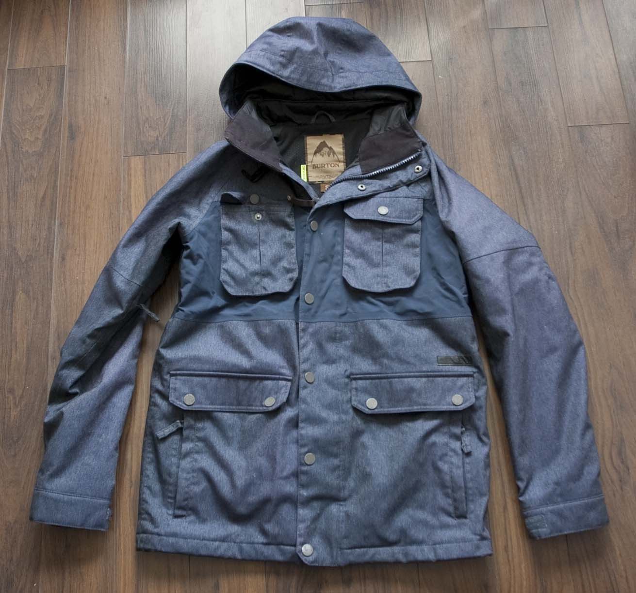 Burton Burton Jacket DryRide Snowboard Ski Denim Look Size S Grailed