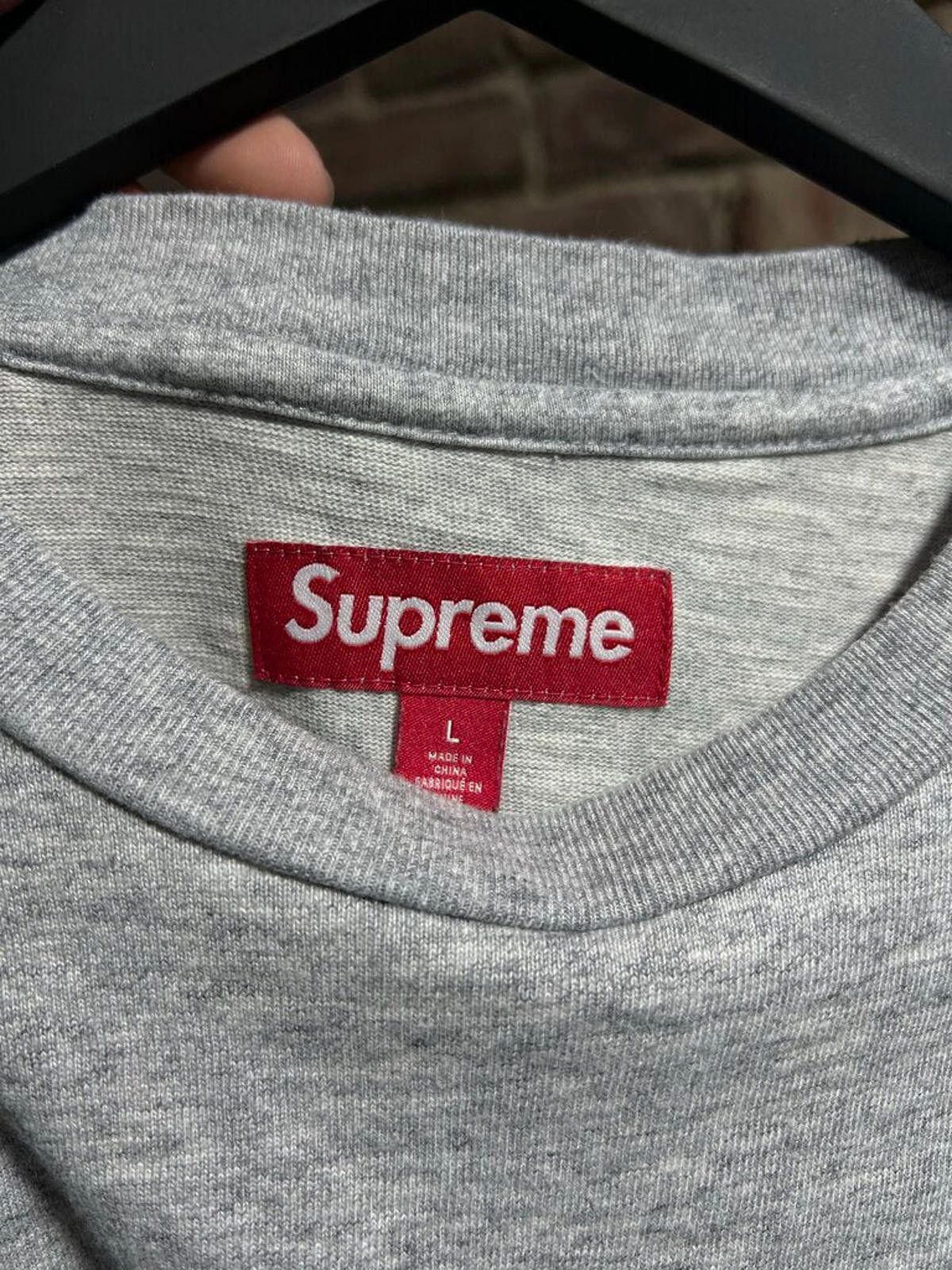 Supreme Supreme Sick Tee Grey Sz. L Size ONE SIZE - 3 Thumbnail