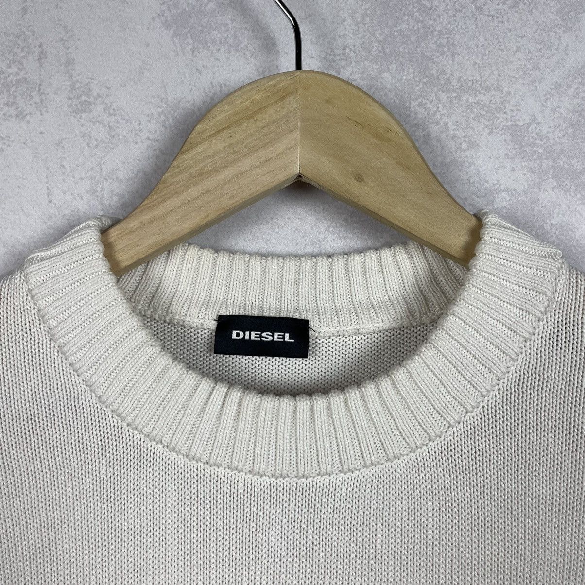 Diesel Big D Logo Cotton Knit Sweater Jumper