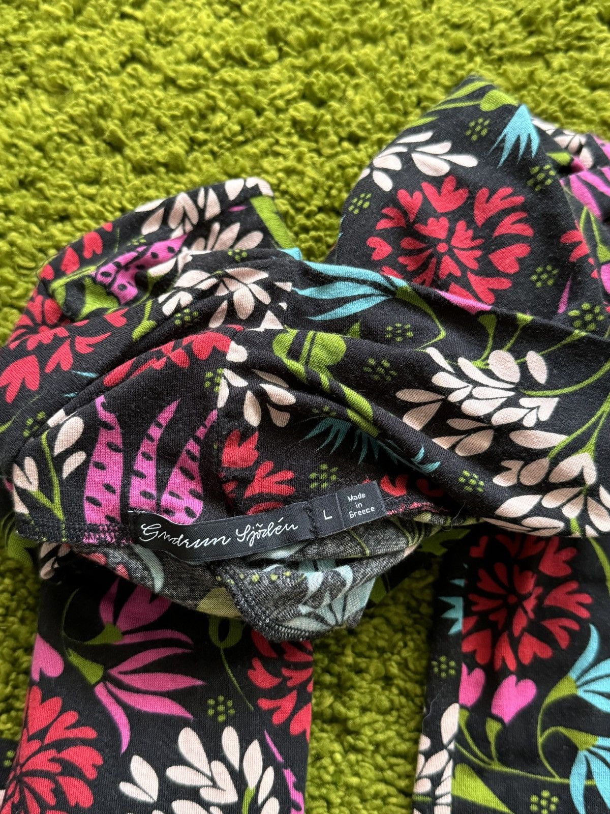 Designer Gudrun sjoden avant garde floral pattern pants wide leg Size 27" / US 4 / IT 40 - 5 Thumbnail