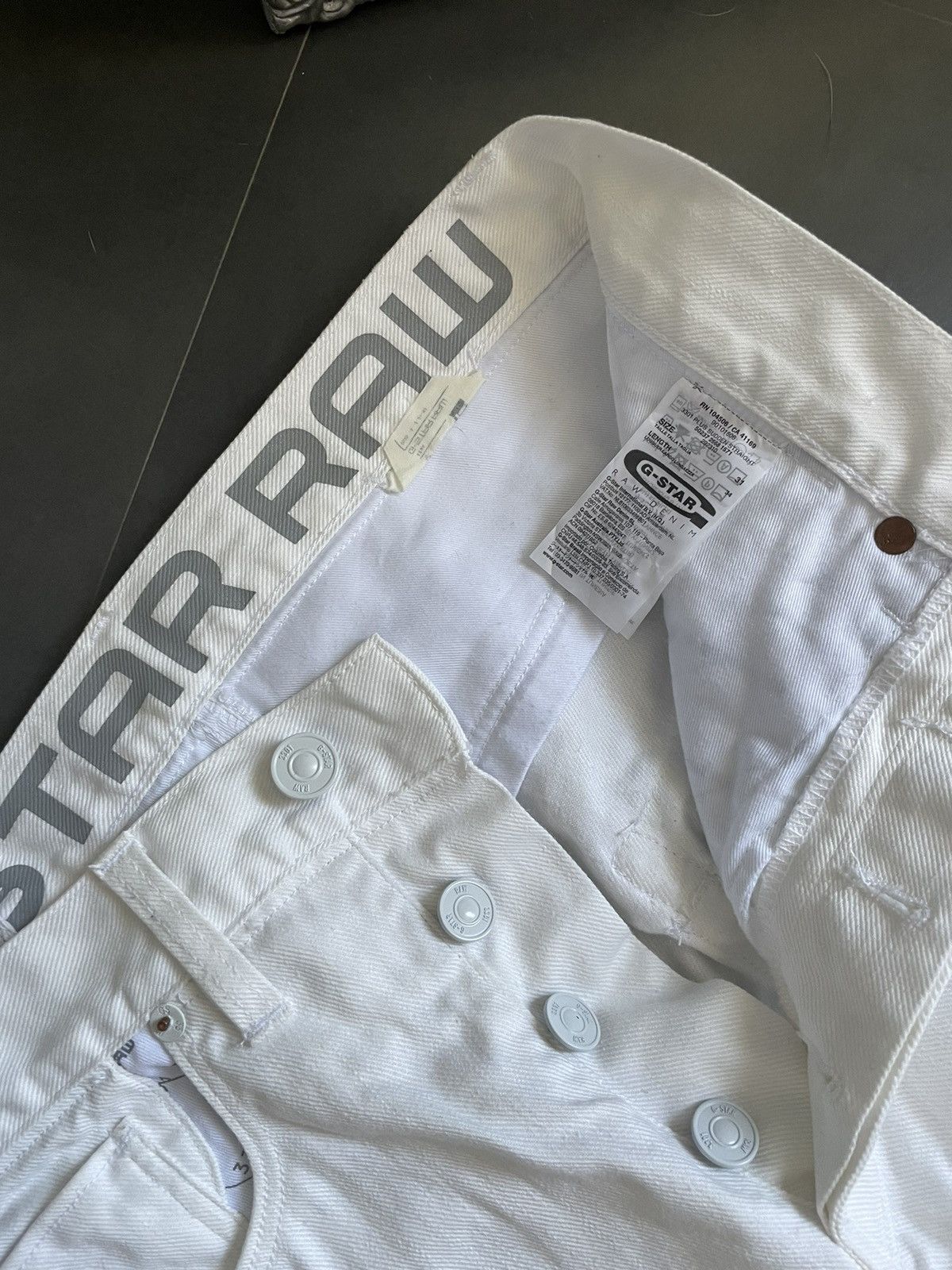 G-Star Rare G Star Raw 3301 Plus Sudden Zip Denim 3D Pant Y2k 31x34 Size US 31 - 9 Thumbnail
