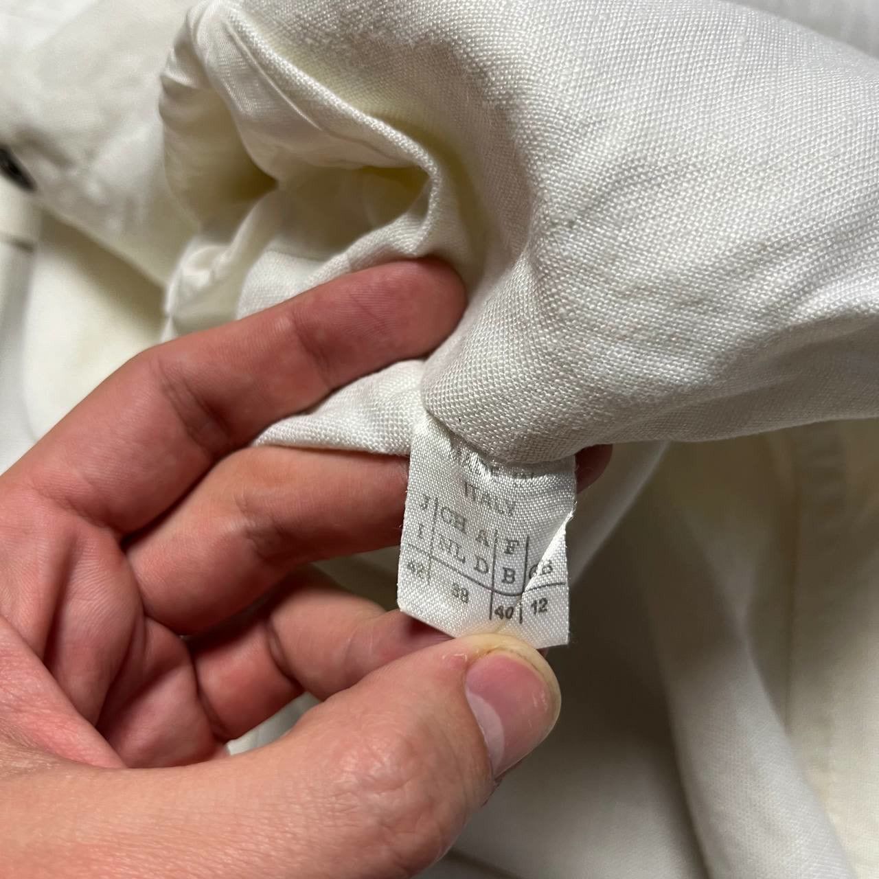 Weekend Max Mara Vintage Weekend Max Mara Linen White Jacket Size M Size M / US 6-8 / IT 42-44 - 7 Thumbnail