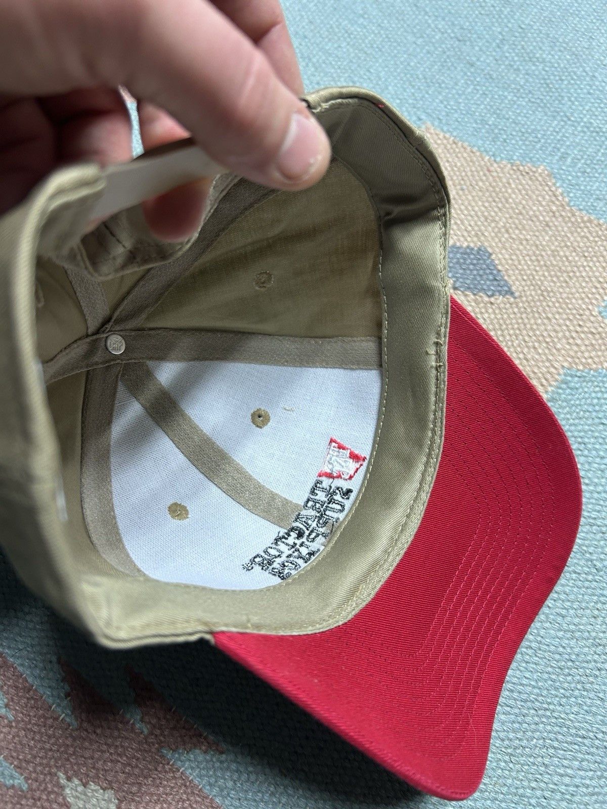 Vintage Tractor supply co snapback hat embroidered logo farm red NOS Size ONE SIZE - 6 Thumbnail