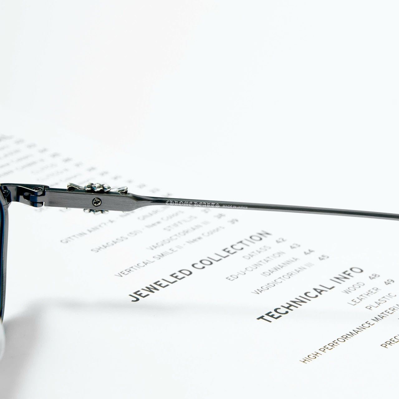 Chrome Hearts CHROME HEARTS DATASS PEWTER SUNGLASSES Size ONE SIZE - 4 Thumbnail