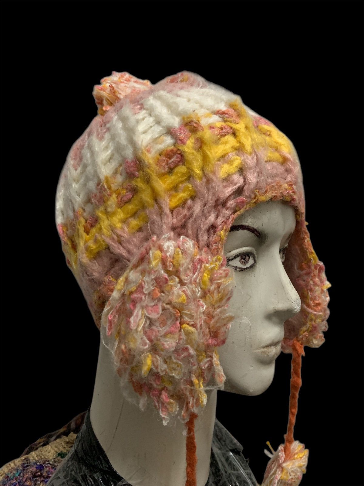 Japanese Brand × Kapital × Vintage Crochet Knitted HandMade Beanie Hats Size ONE SIZE - 1 Thumbnail