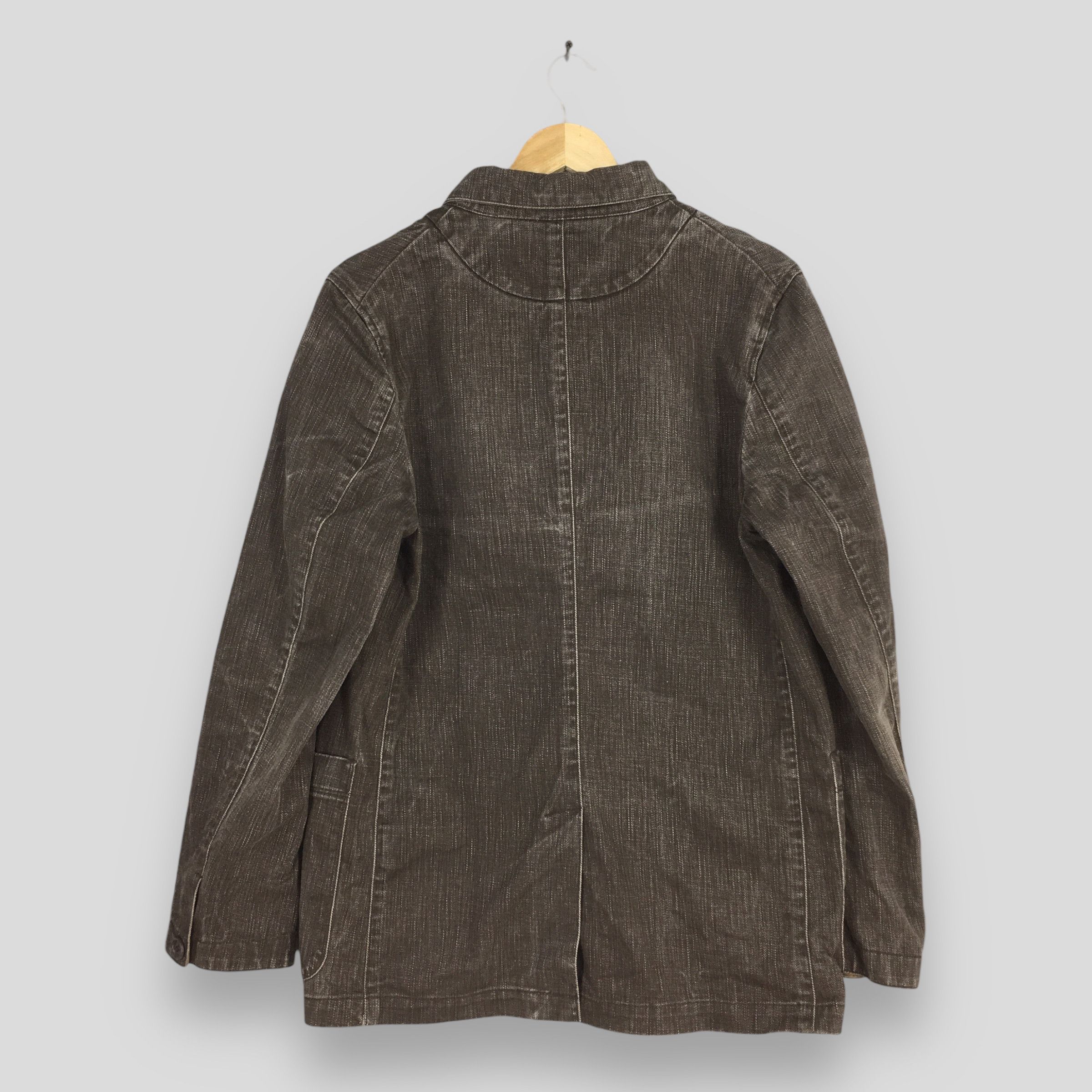 United Arrows Vintage 1990s United Arrows Denim Workers Button Jacket M Size US M / EU 48-50 / 2 - 8 Thumbnail