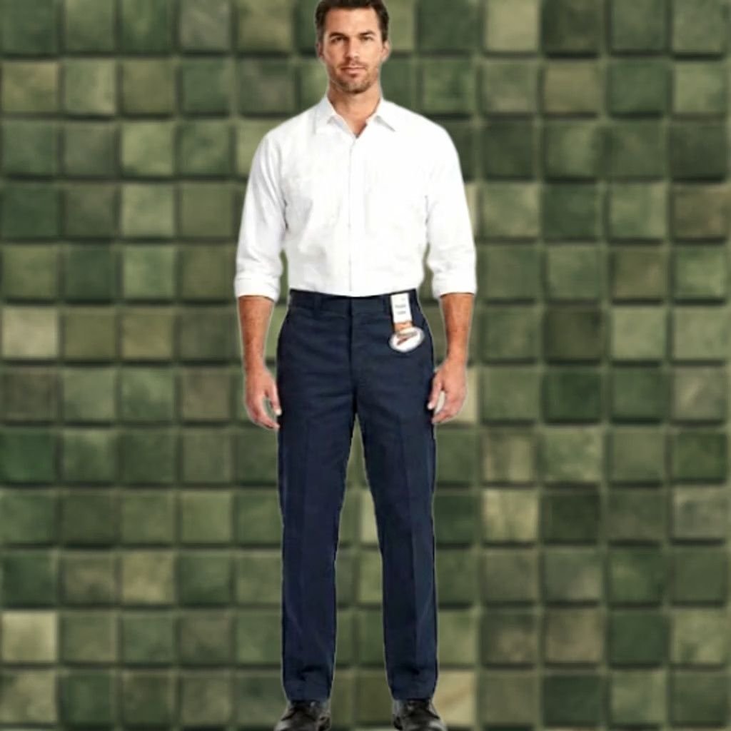Sears VINTAGE Roebucks Sears Perma-Prest Full Fit Twill Work Pants Mens 38x29 Navy Blue NWT Size US 38 / EU 54 - 1 Thumbnail