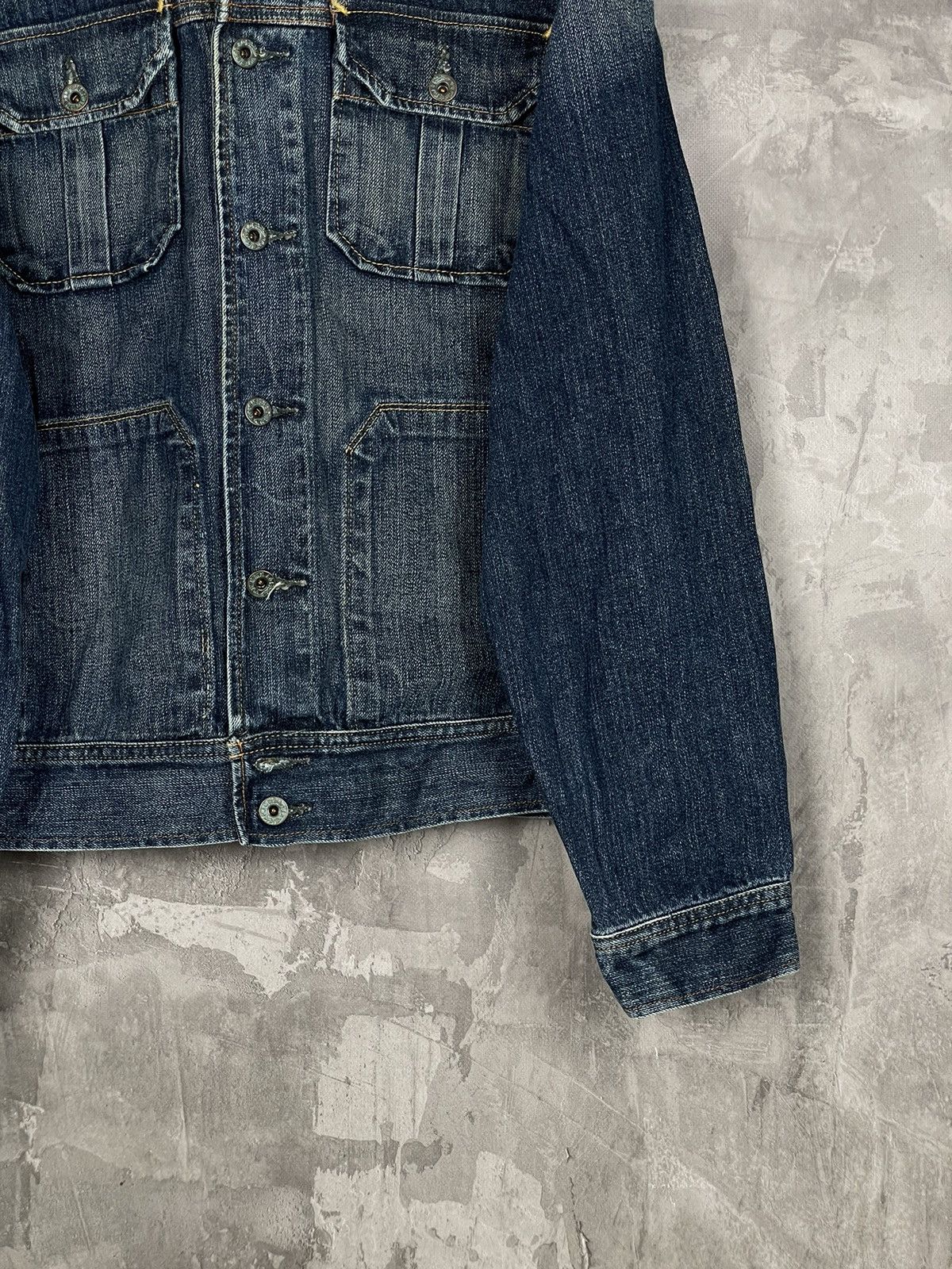 Polo Ralph Lauren × Ralph Lauren × Vintage Polo Vintage Denim Y2K Heavy Rare Streetwear Jacket Size US M / EU 48-50 / 2 - 6 Thumbnail