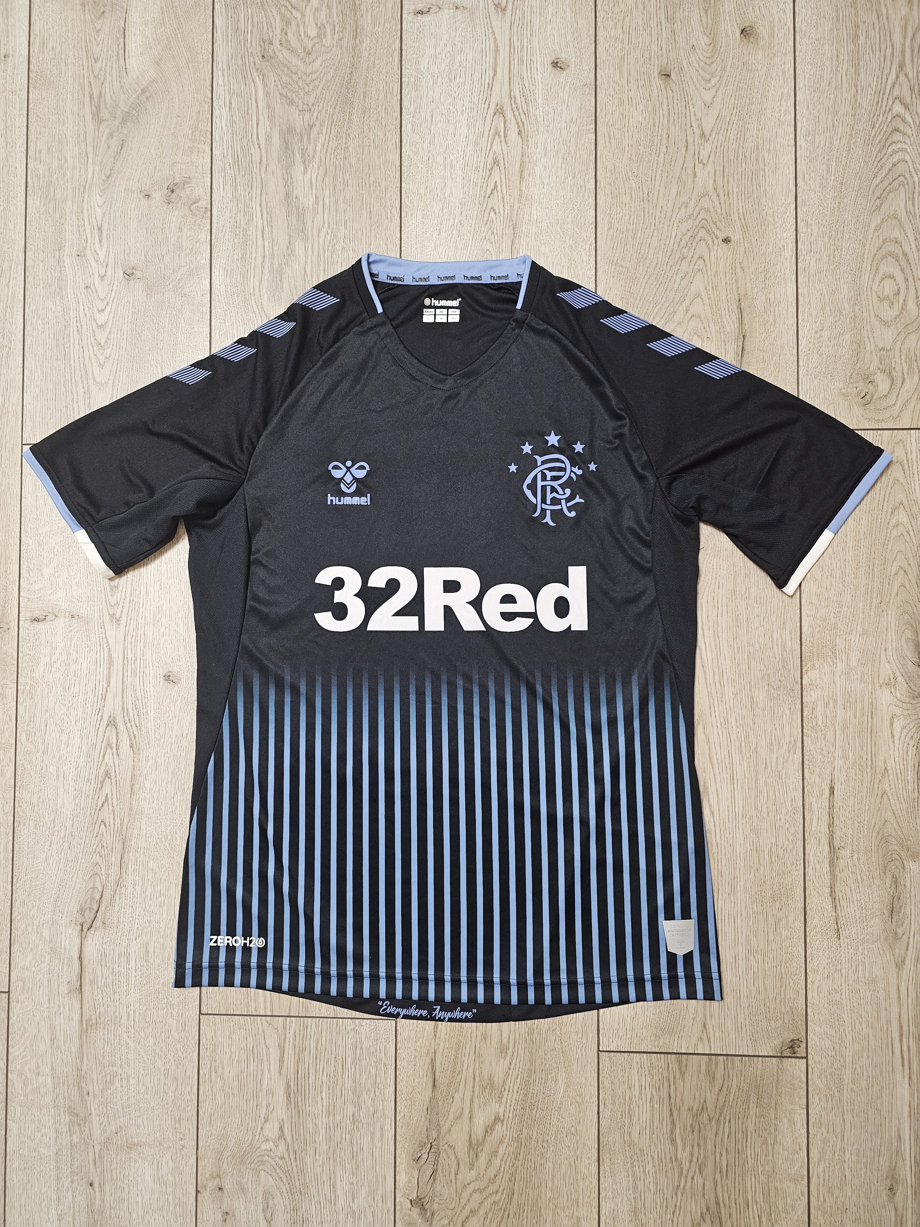 Hummel RANGERS 2019 2020 AWAY FOOTBALL SHIRT SOCCER JERSEY Size US L / EU 52-54 / 3 - 1 Thumbnail